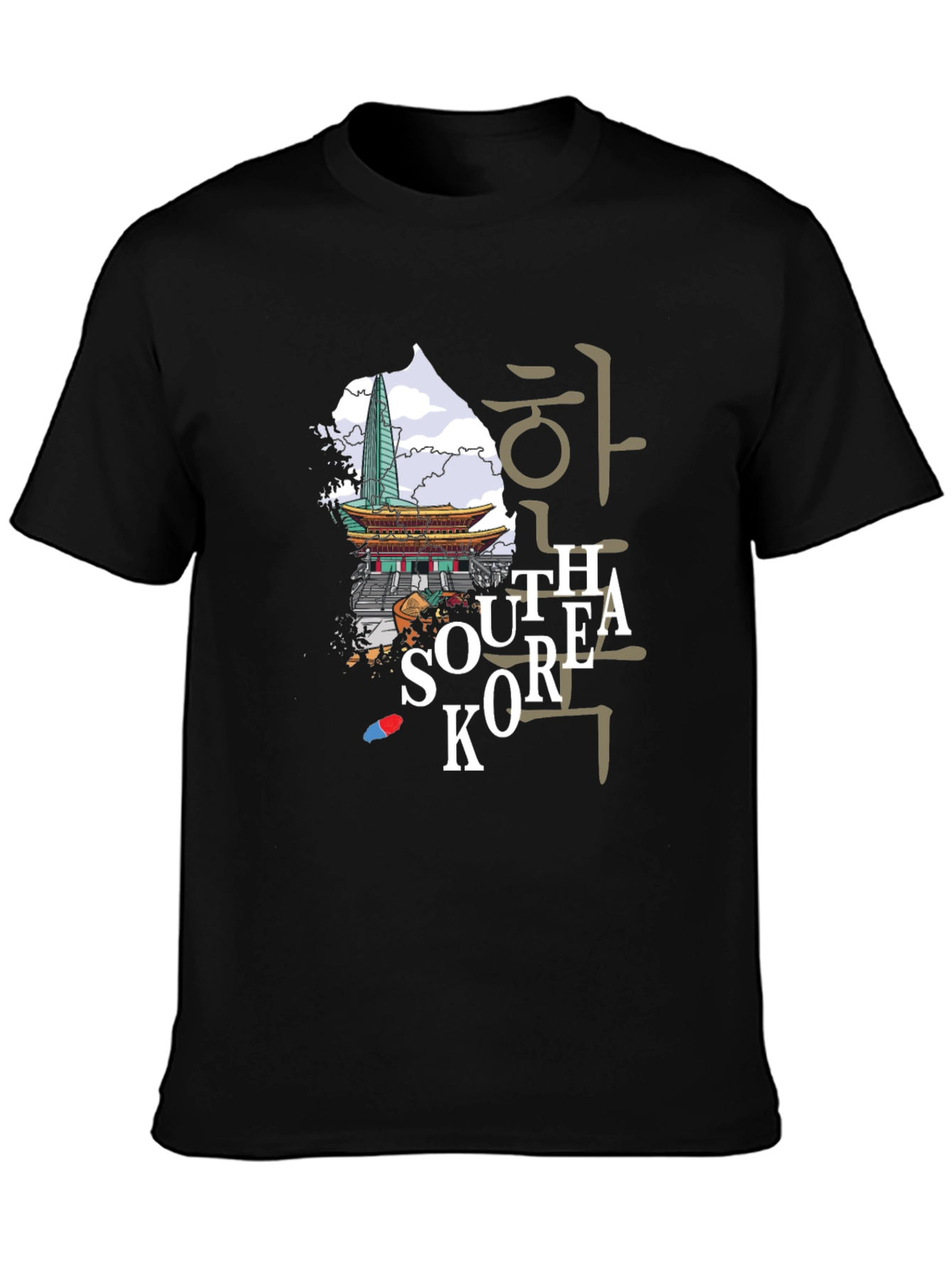 South Korea Graphic Tee - Travel Inspired Shirt