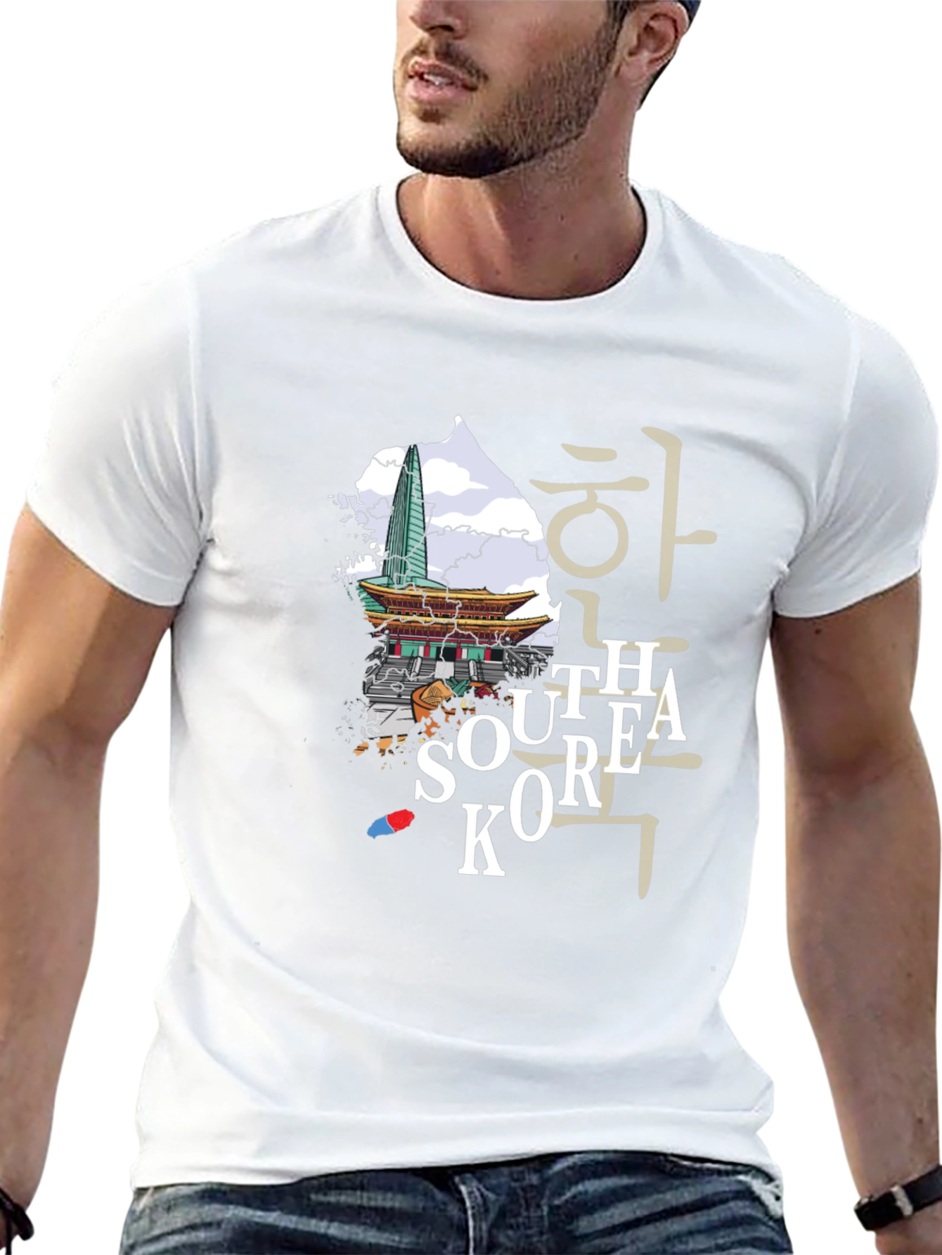 South Korea Graphic Tee - Travel Inspired Shirt