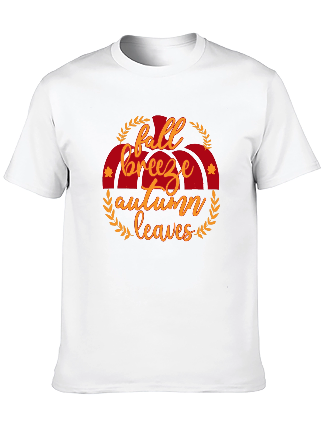Fall Breeze Autumn Leaves T-Shirt - Seasonal Comfort