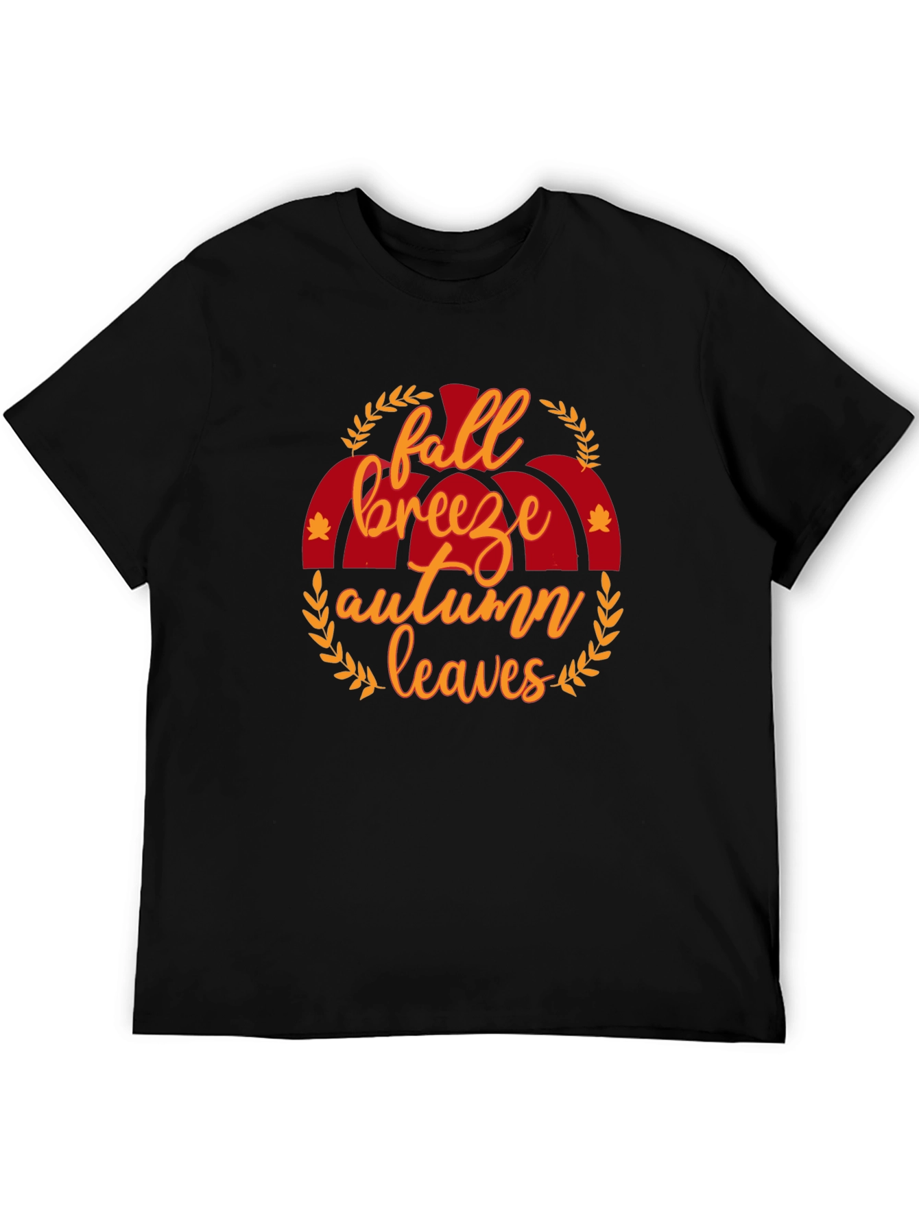 Fall Breeze Autumn Leaves T-Shirt - Seasonal Comfort