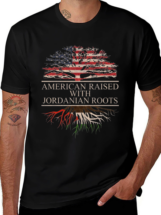 American Raised Jordanian Roots T-Shirt