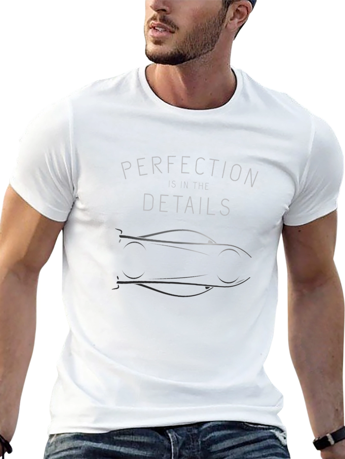 Perfection In The Details Car Graphic T-Shirt