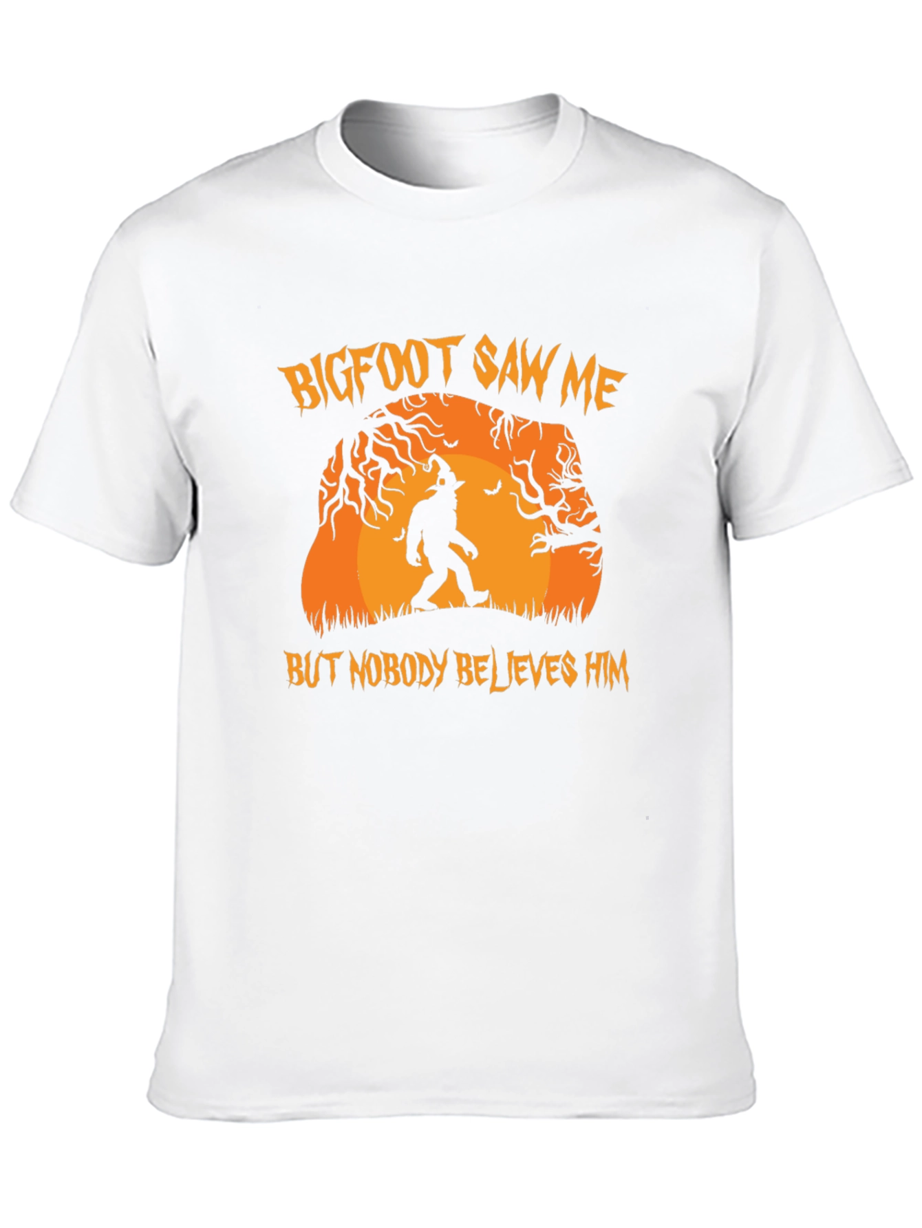 Bigfoot Saw Me Graphic T-Shirt - Black