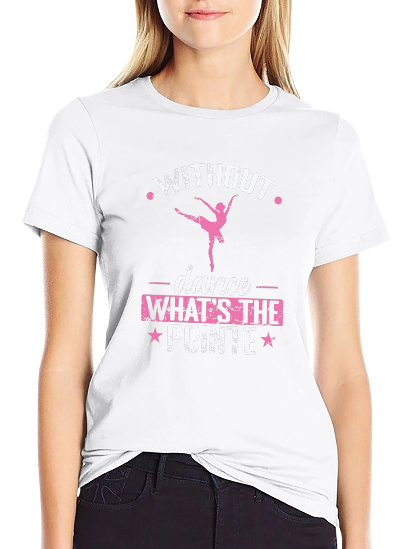 Dance Pointe Graphic T-Shirt - Stylish Dancer Tee