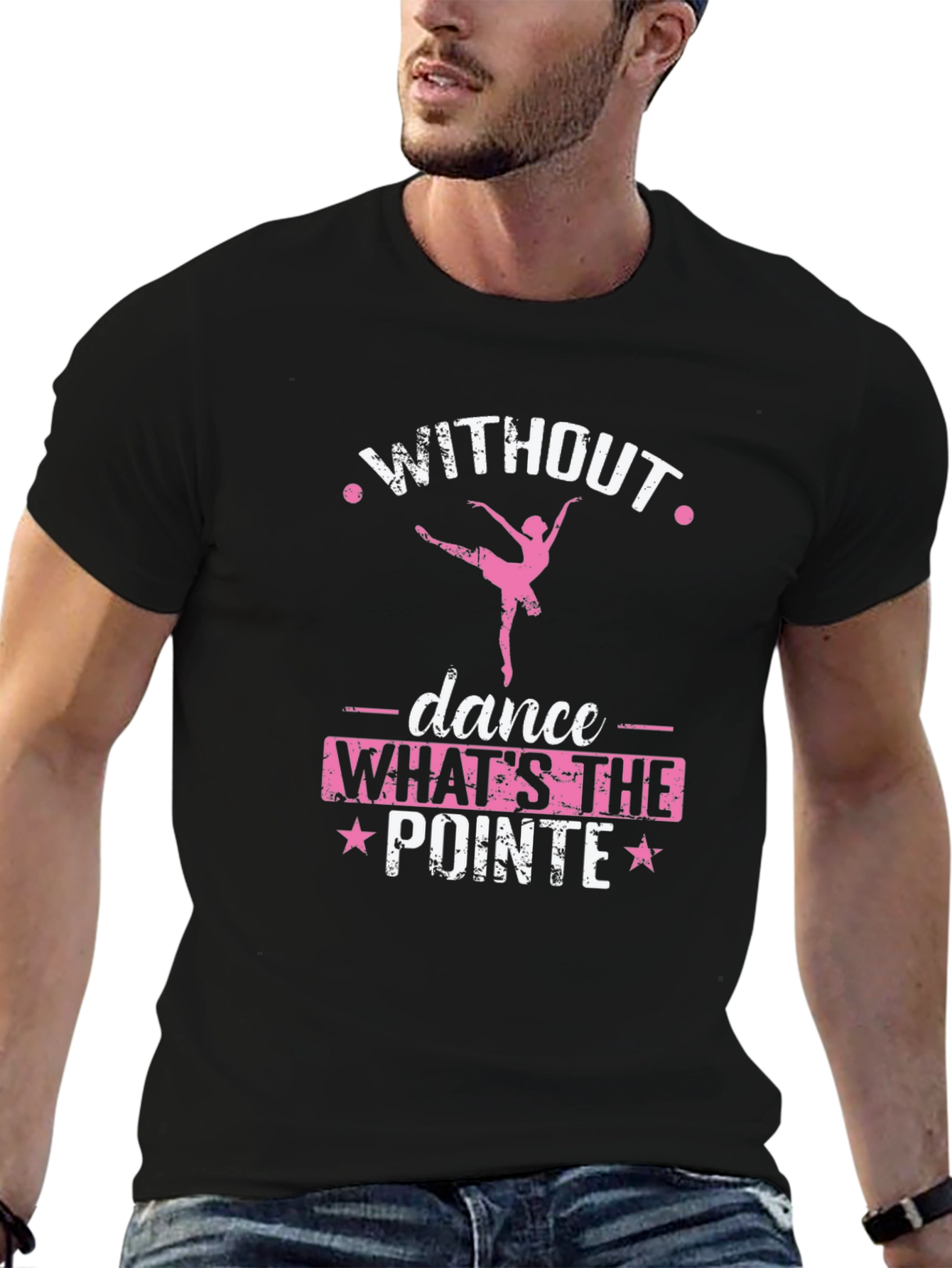 Dance Pointe Graphic T-Shirt - Stylish Dancer Tee