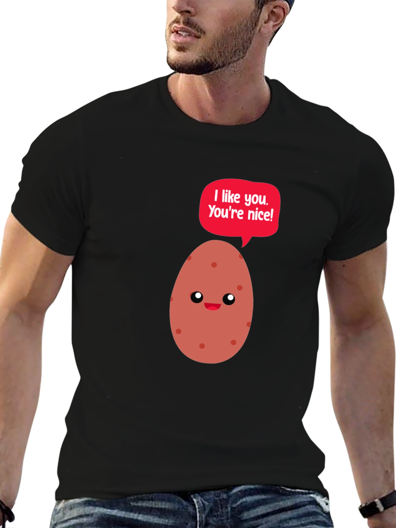 Cute Potato Graphic T-Shirt