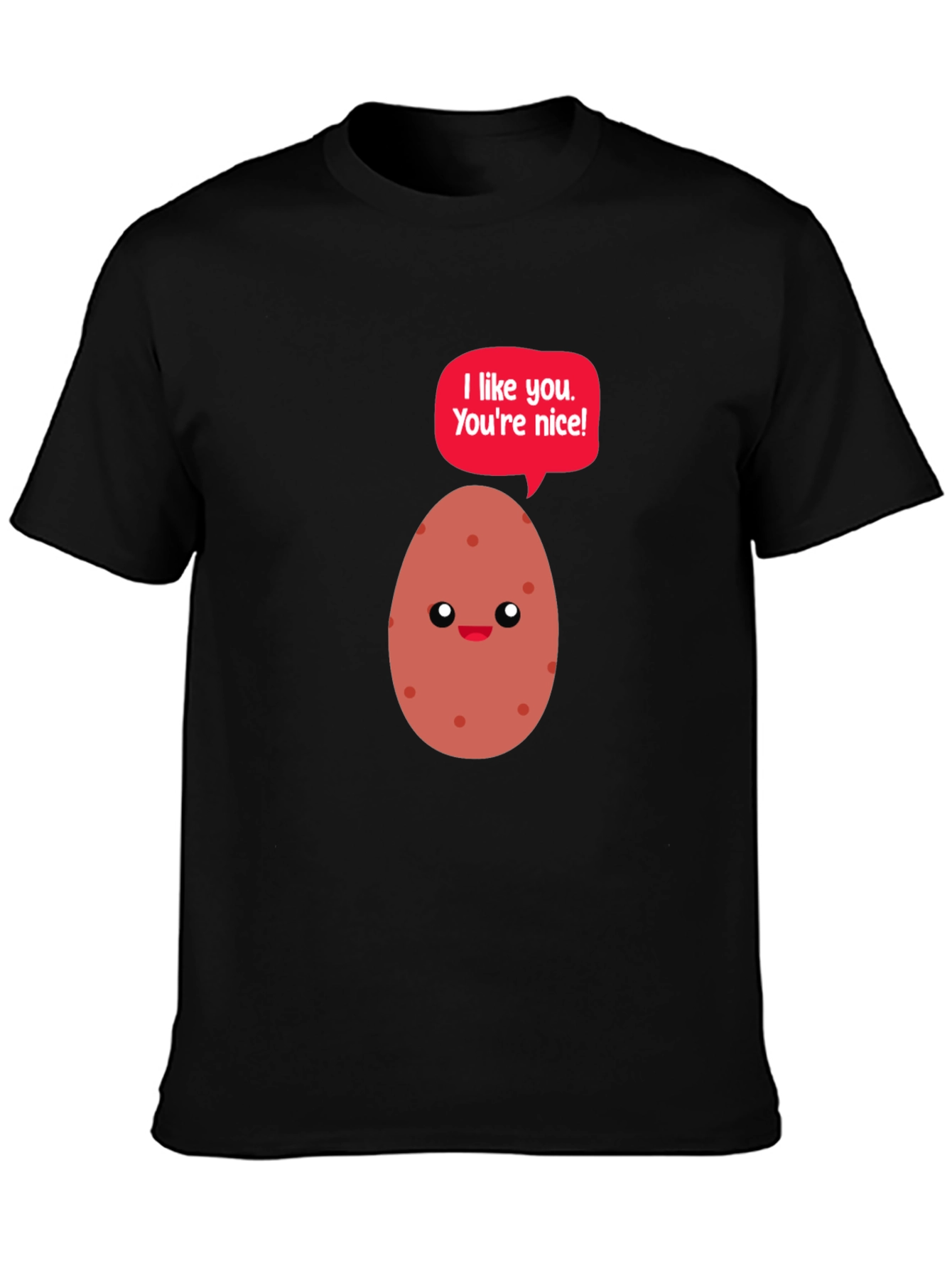 Cute Potato Graphic T-Shirt
