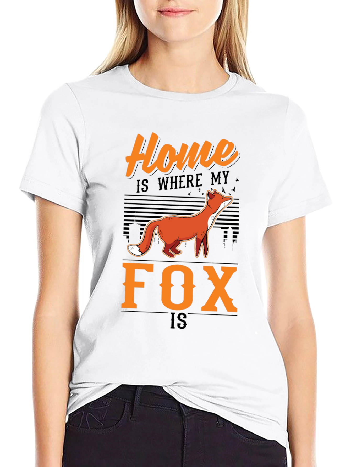 Home is Where My Fox Is Graphic Tee