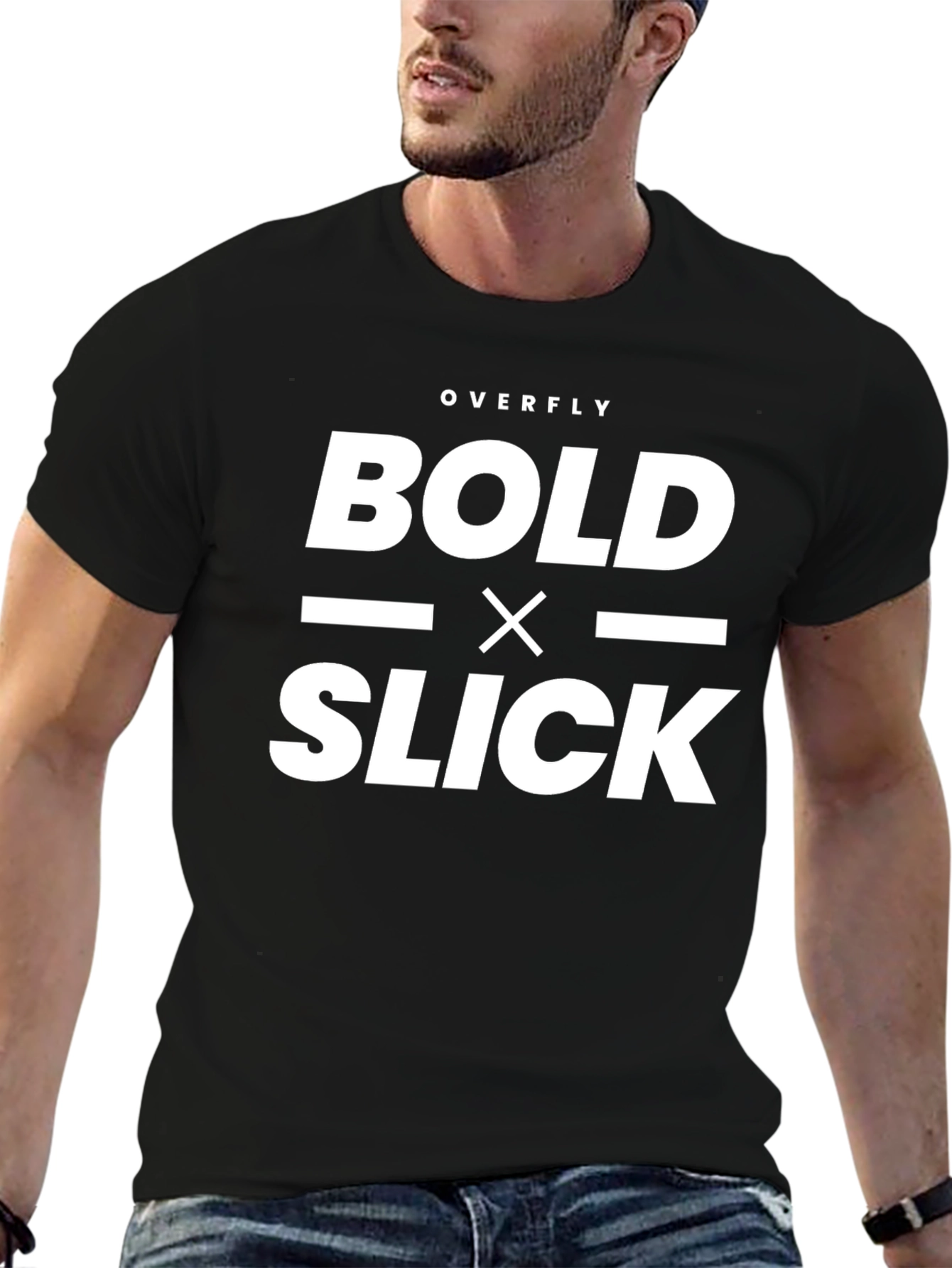 Bold x Slick Graphic Tee - Modern Style
