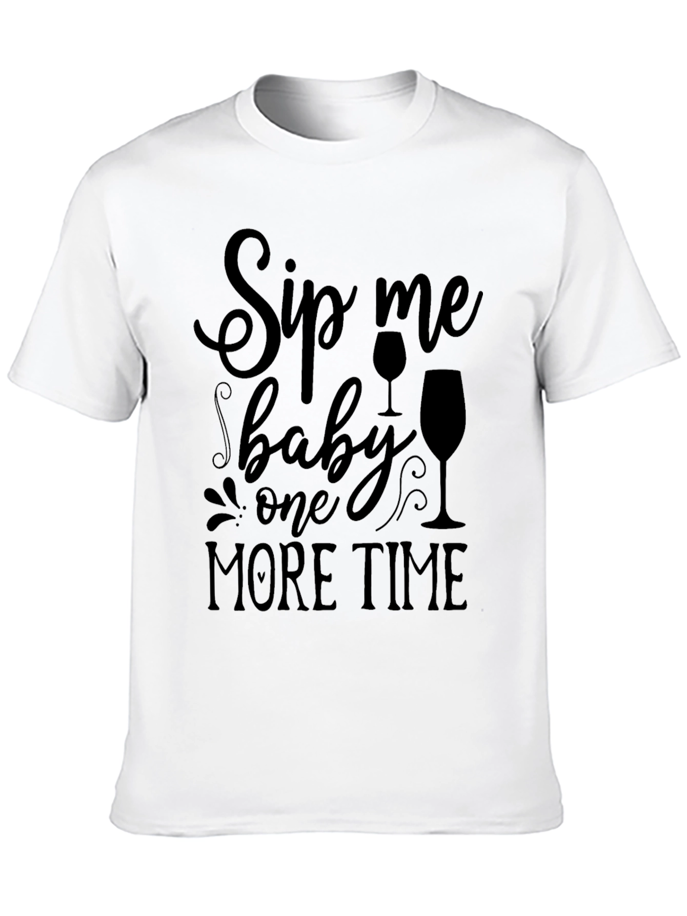 Sip Me Baby One More Time Black T-Shirt