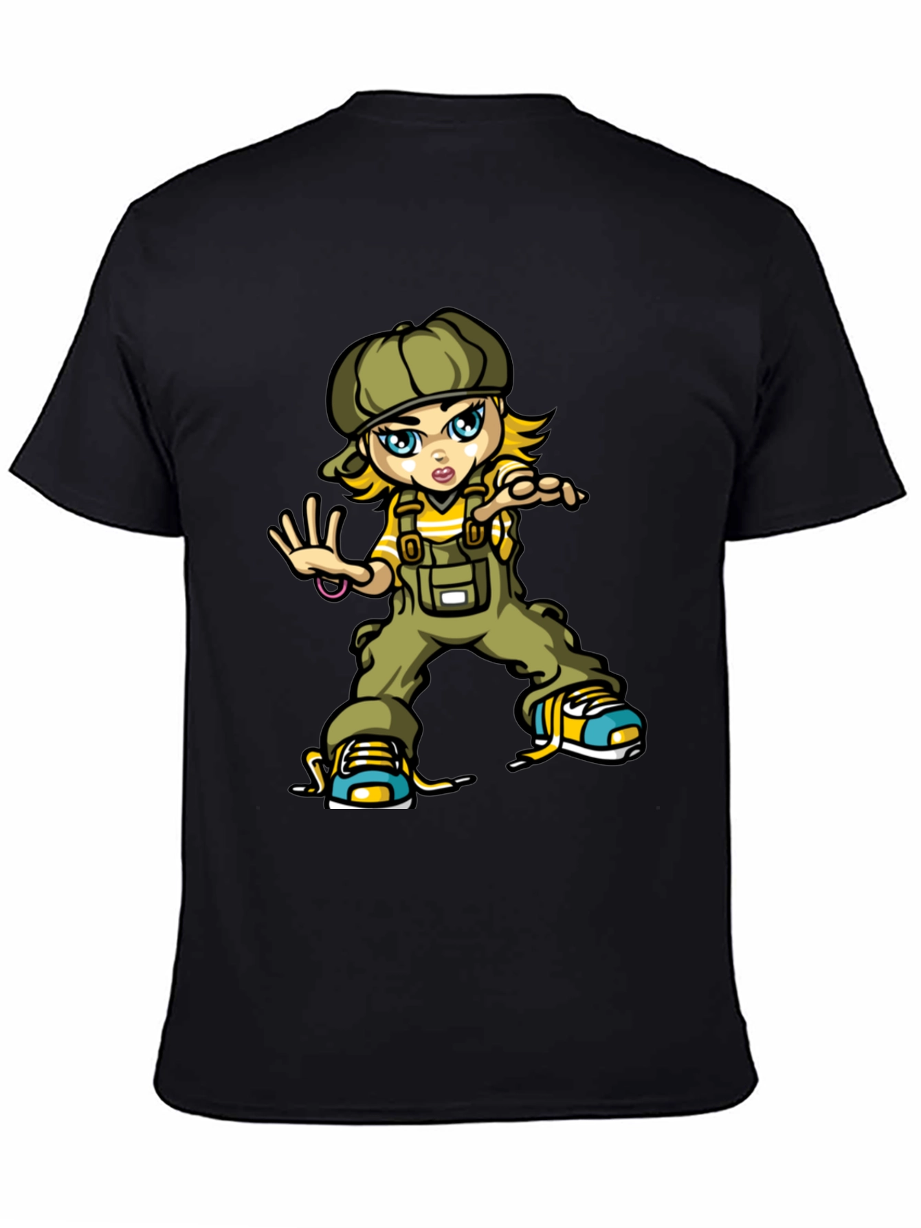 Cartoon Girl T-Shirt: Trendy Streetwear
