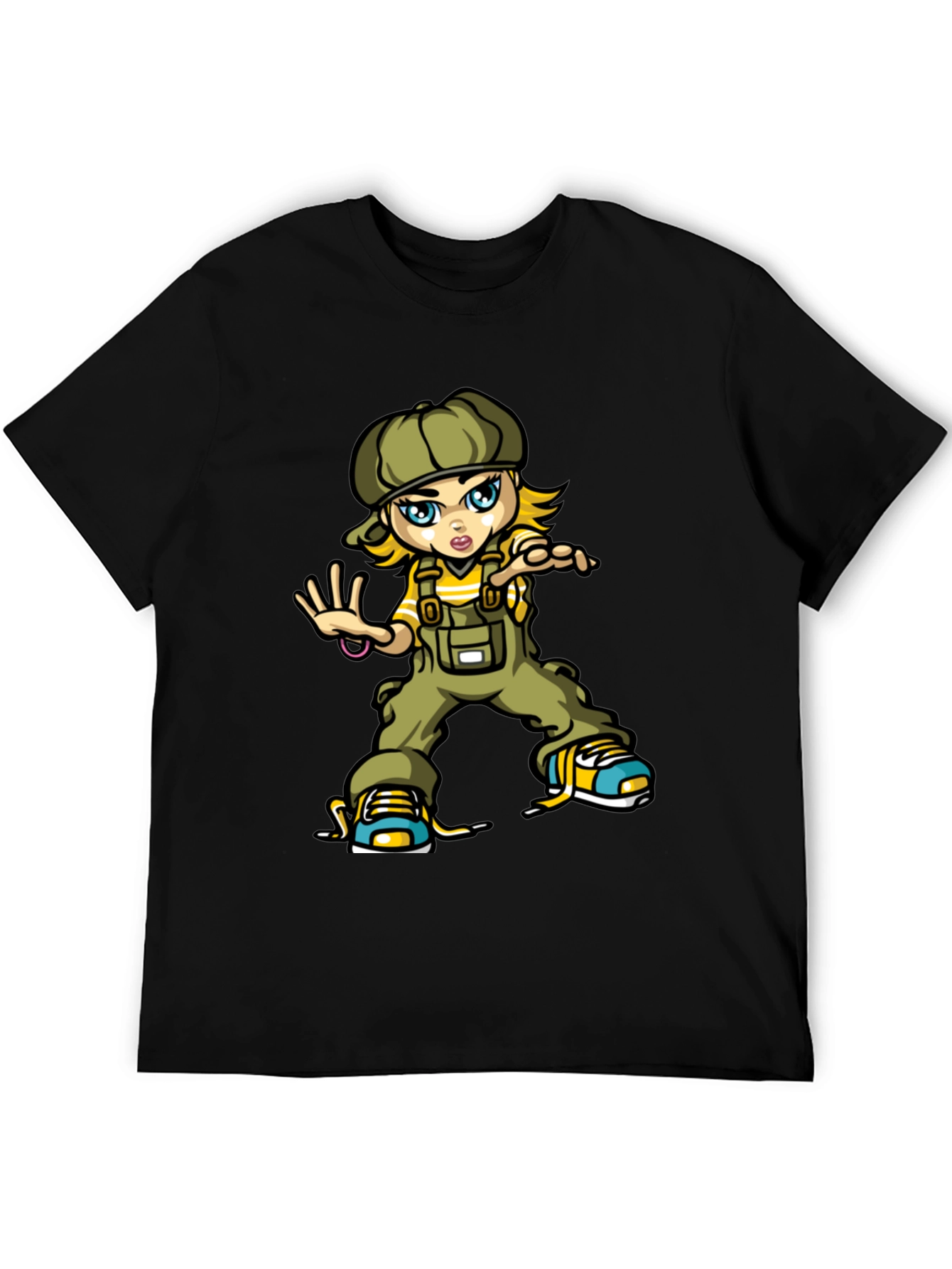 Cartoon Girl T-Shirt: Trendy Streetwear
