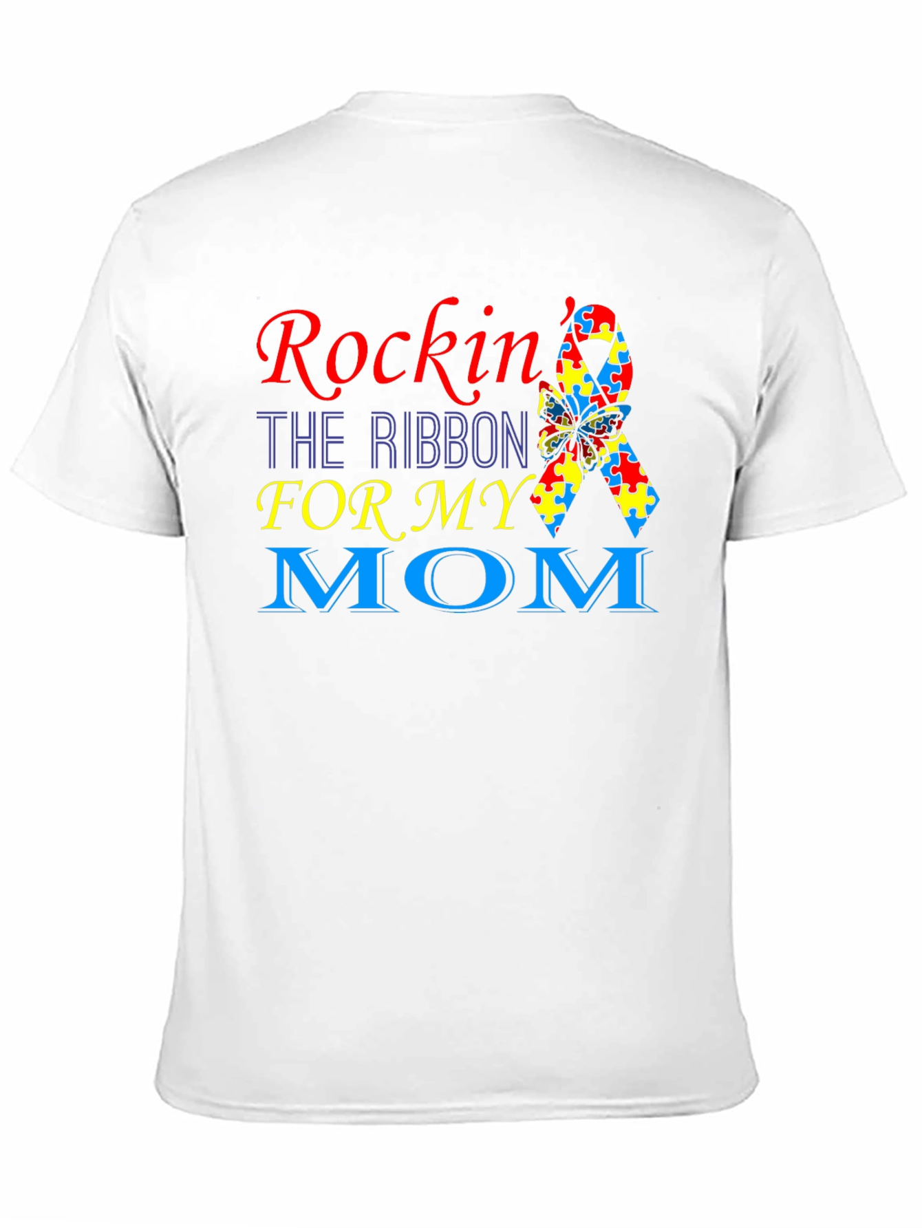 Rockin Autism Awareness Ribbon T-Shirt
