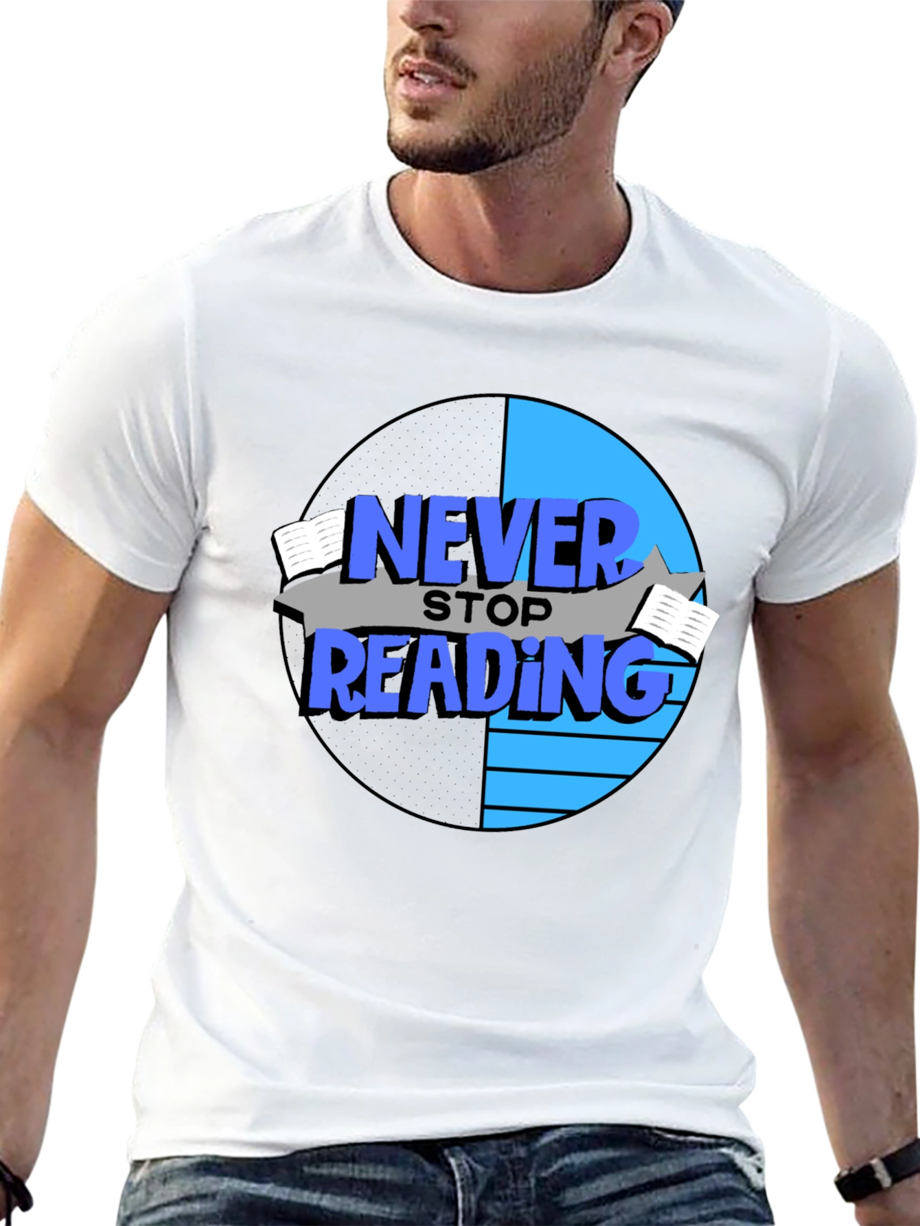 Never Stop Reading T-Shirt