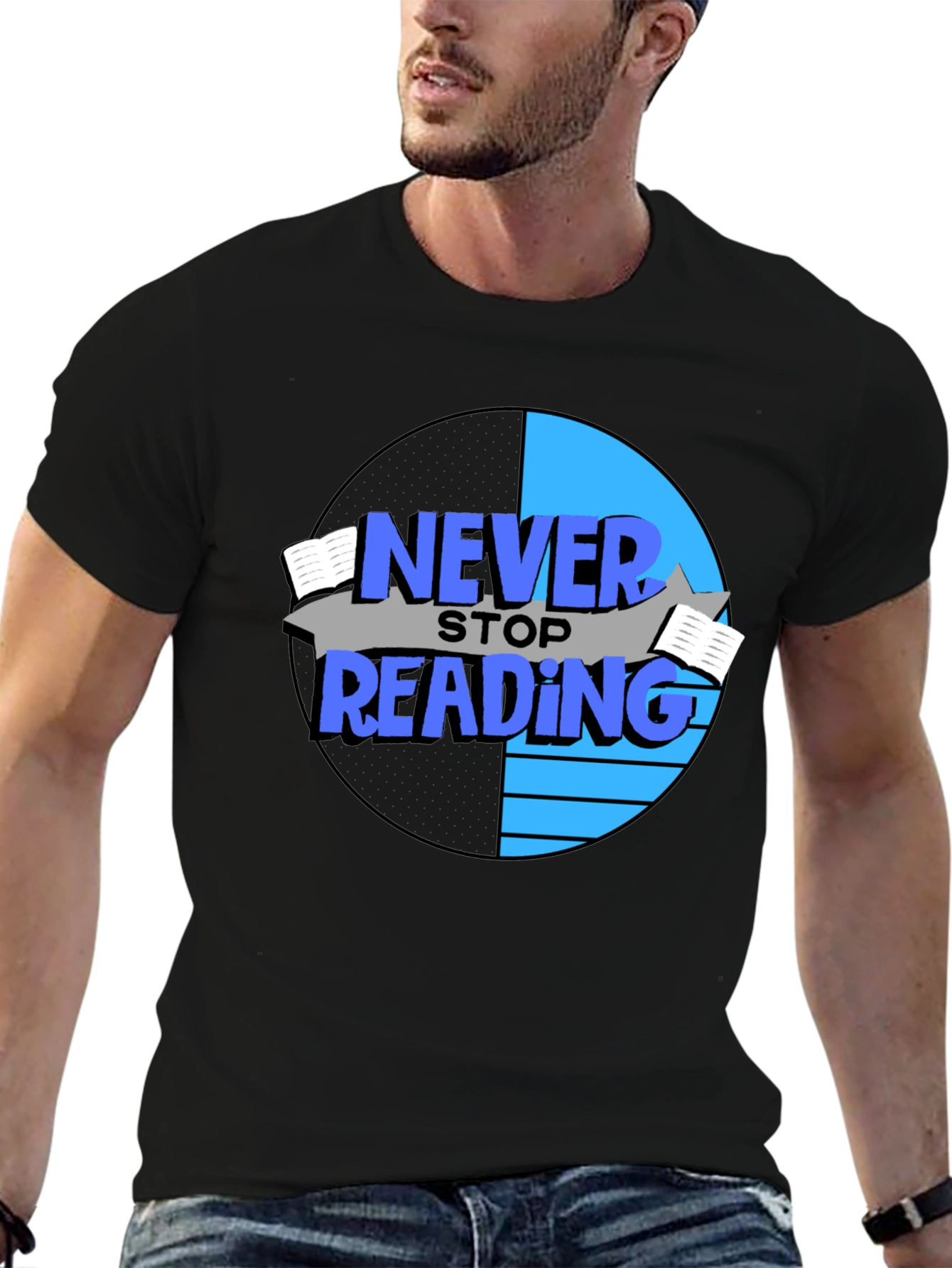 Never Stop Reading T-Shirt