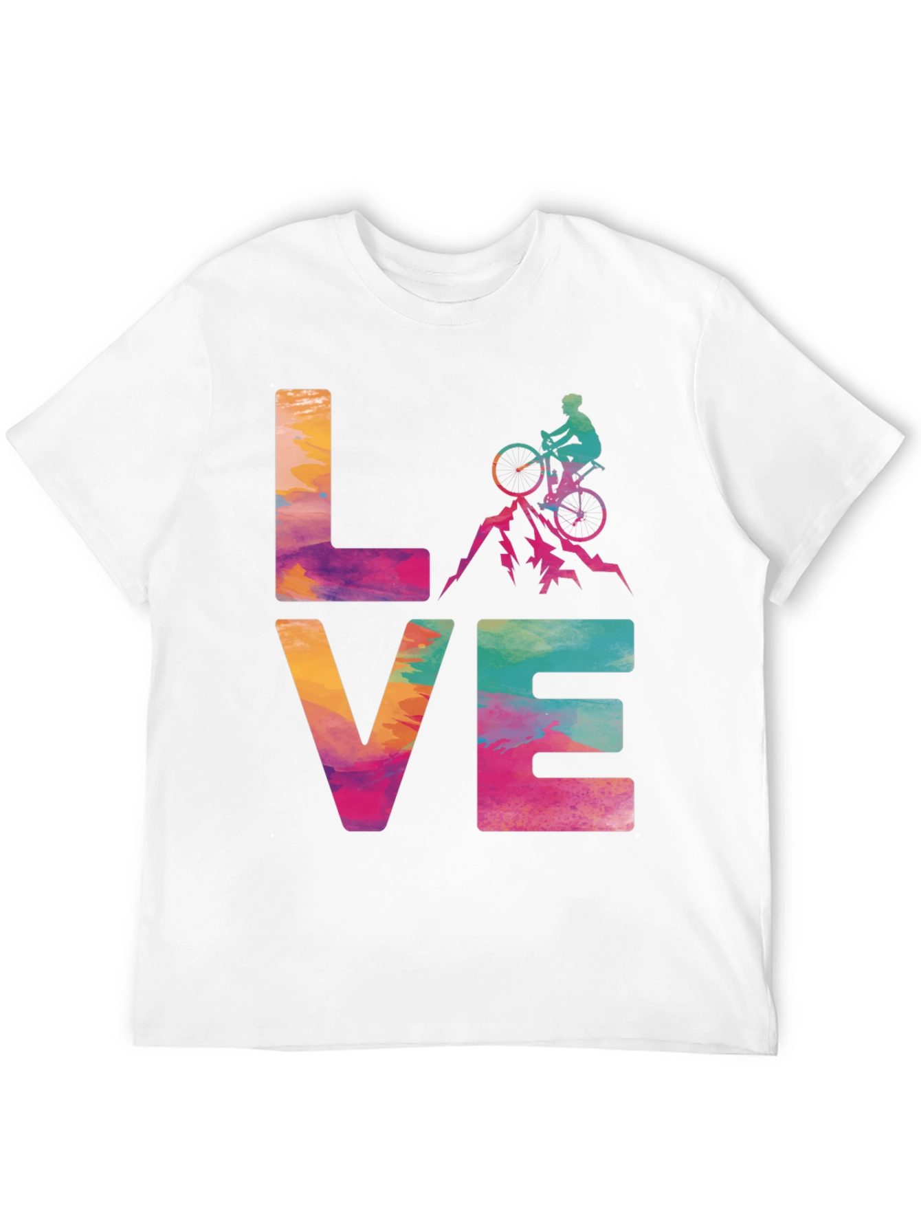Love Mountain Biking Graphic Tee