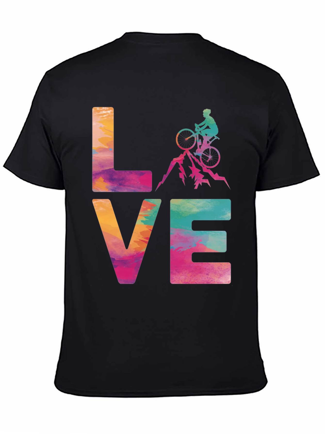 Love Mountain Biking Graphic Tee