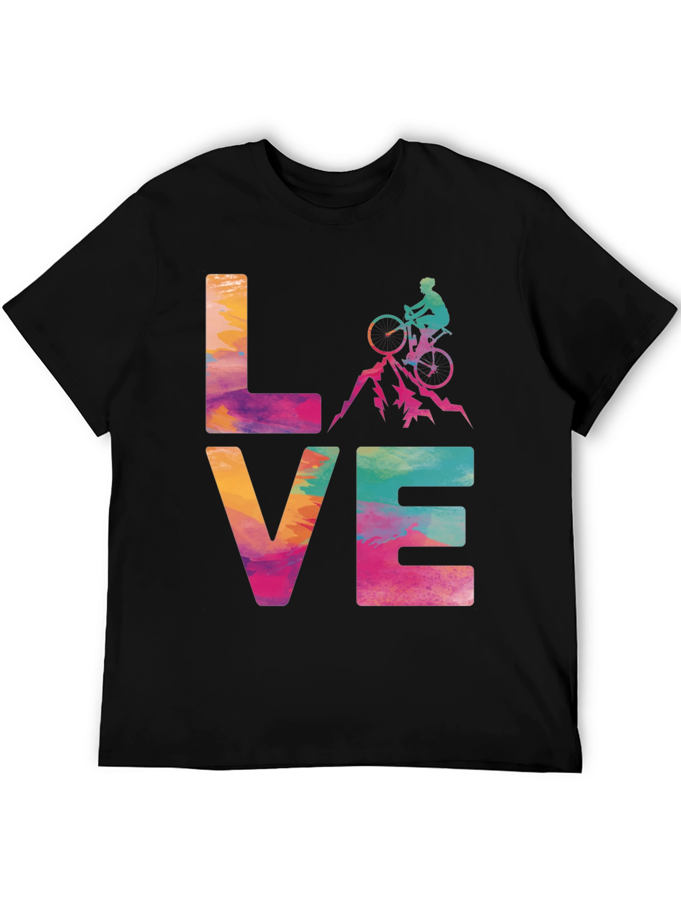 Love Mountain Biking Graphic Tee