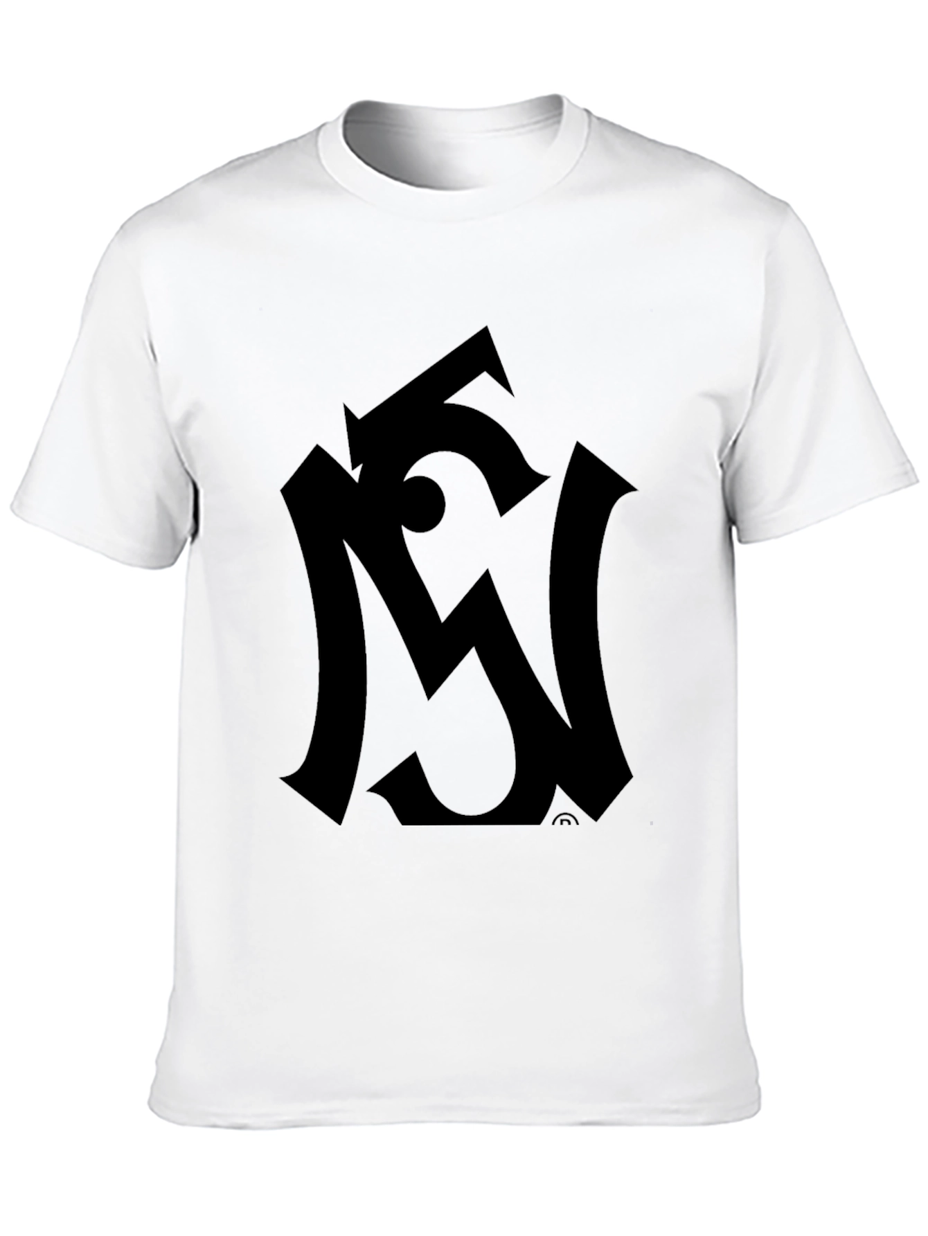 Modern Black Graphic Tee