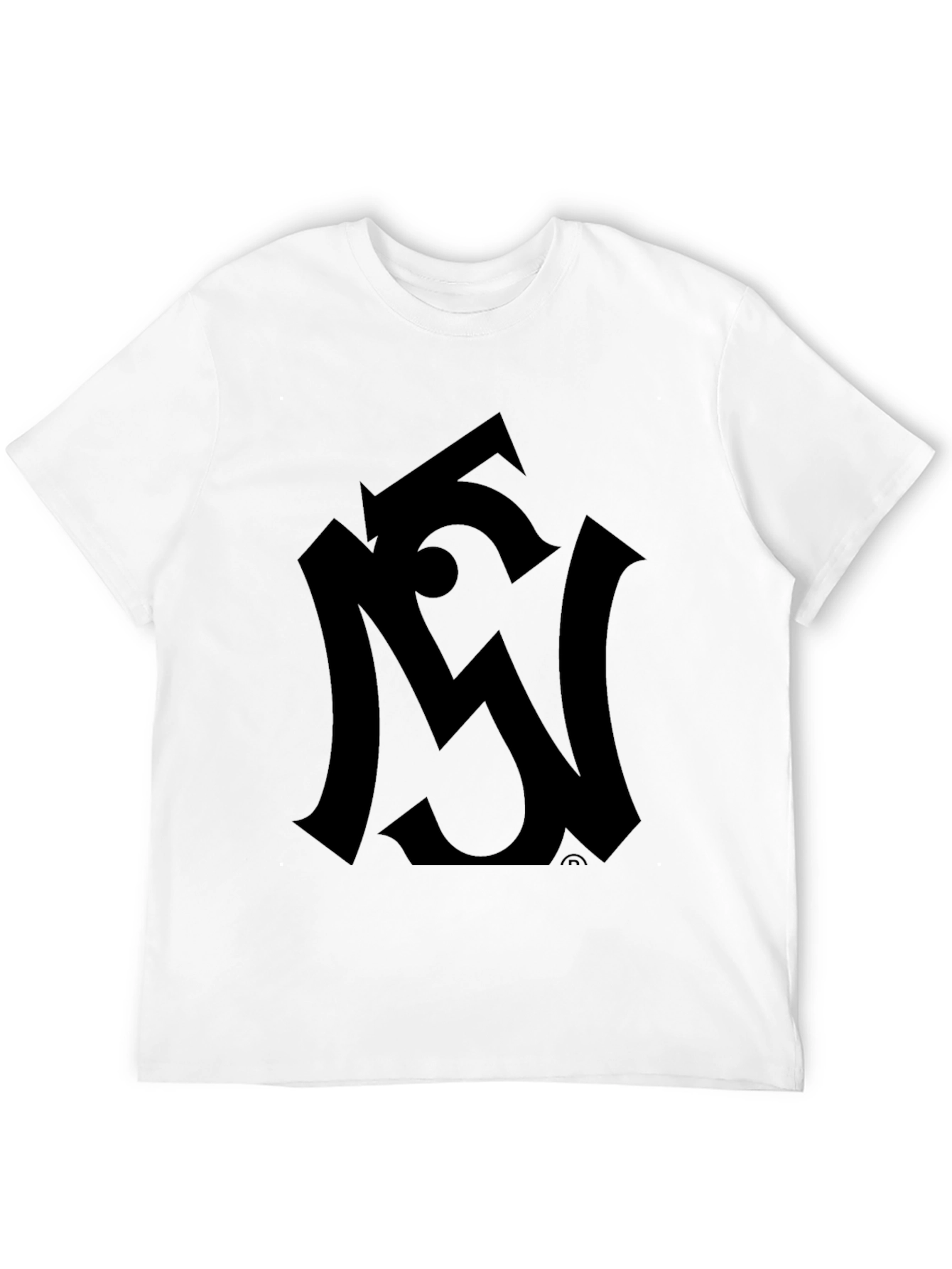Modern Black Graphic Tee