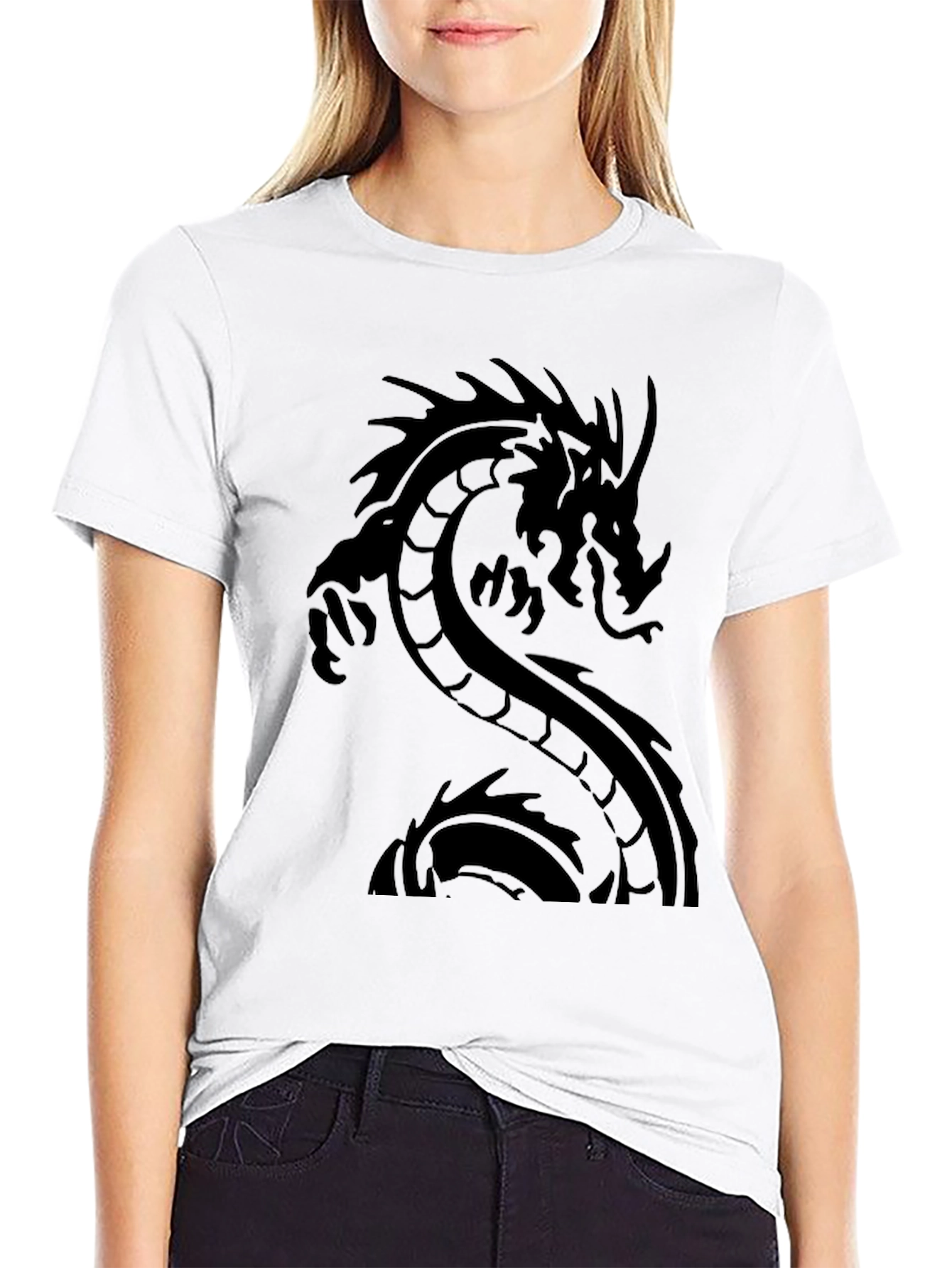 Black Dragon Graphic Tee - Mens Short Sleeve