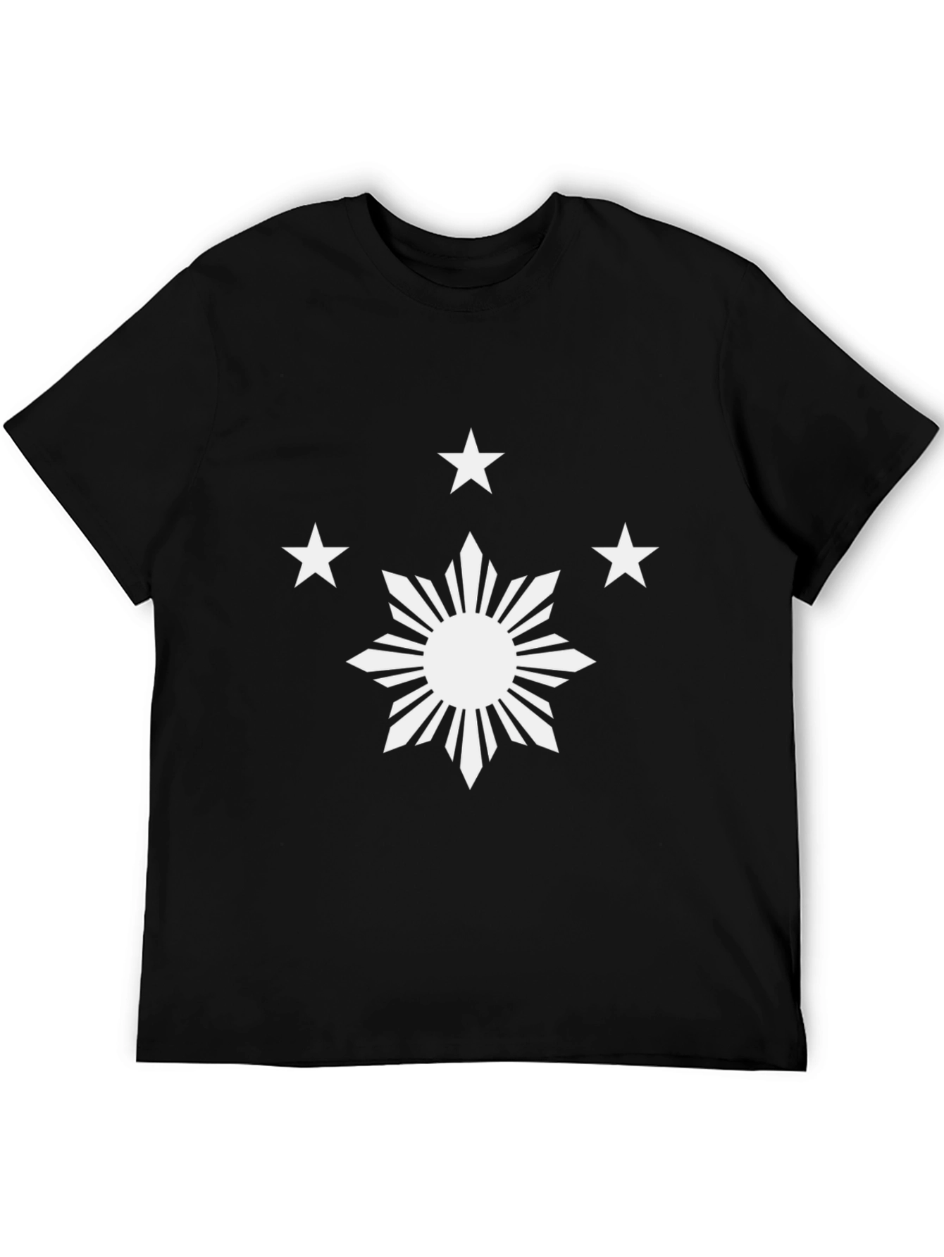Filipino Pride T-Shirt: Sun & Stars Design