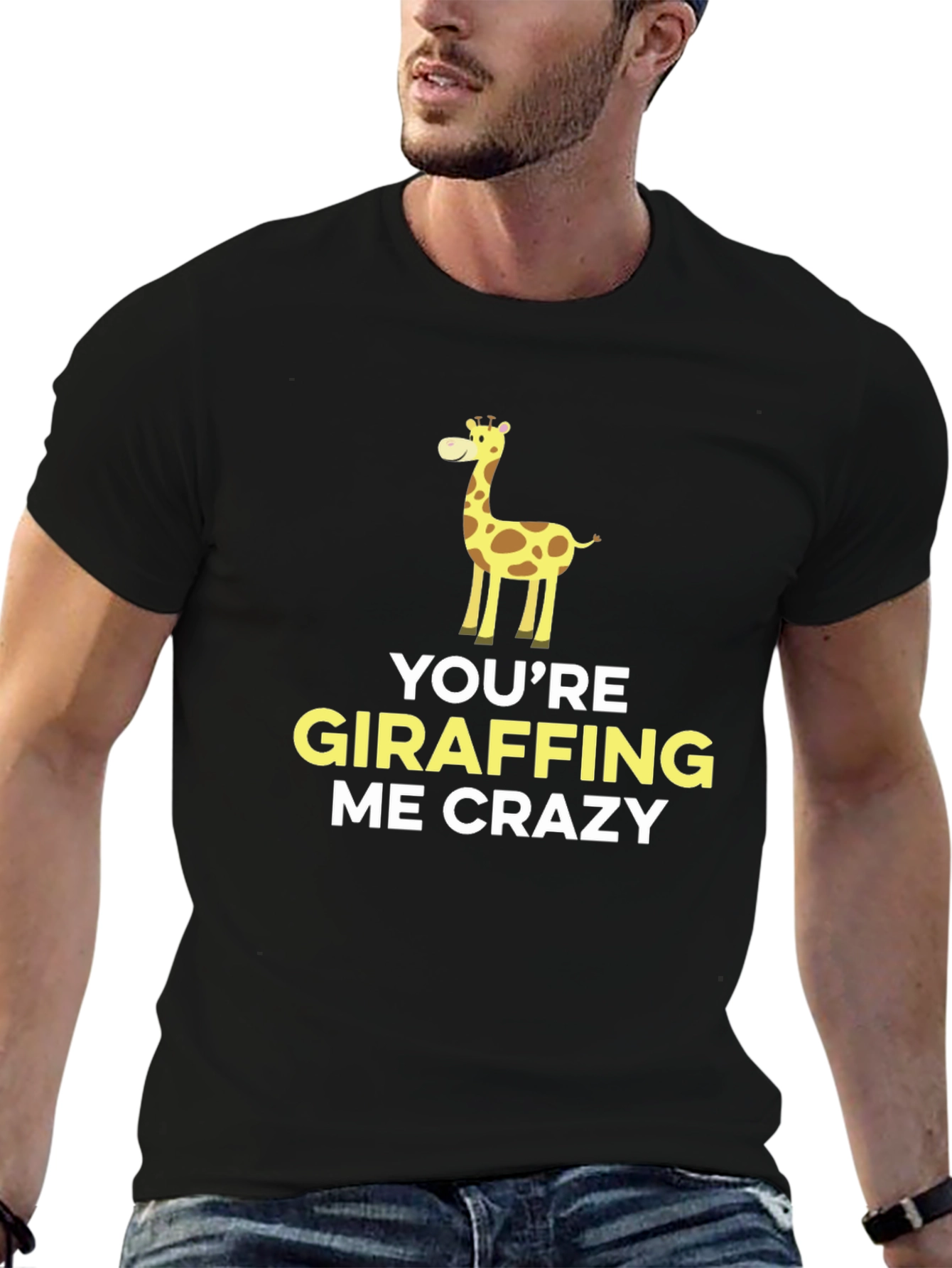 Funny Giraffe T-Shirt - Youre Giraffing Me Crazy!