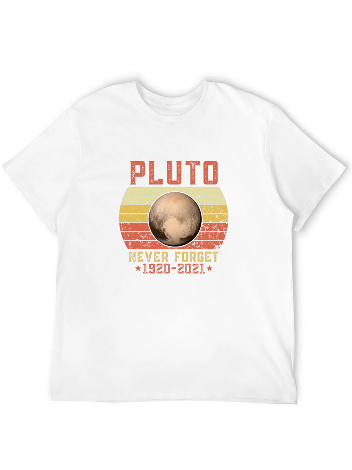 Pluto Never Forget 1920-2021 Graphic Tee