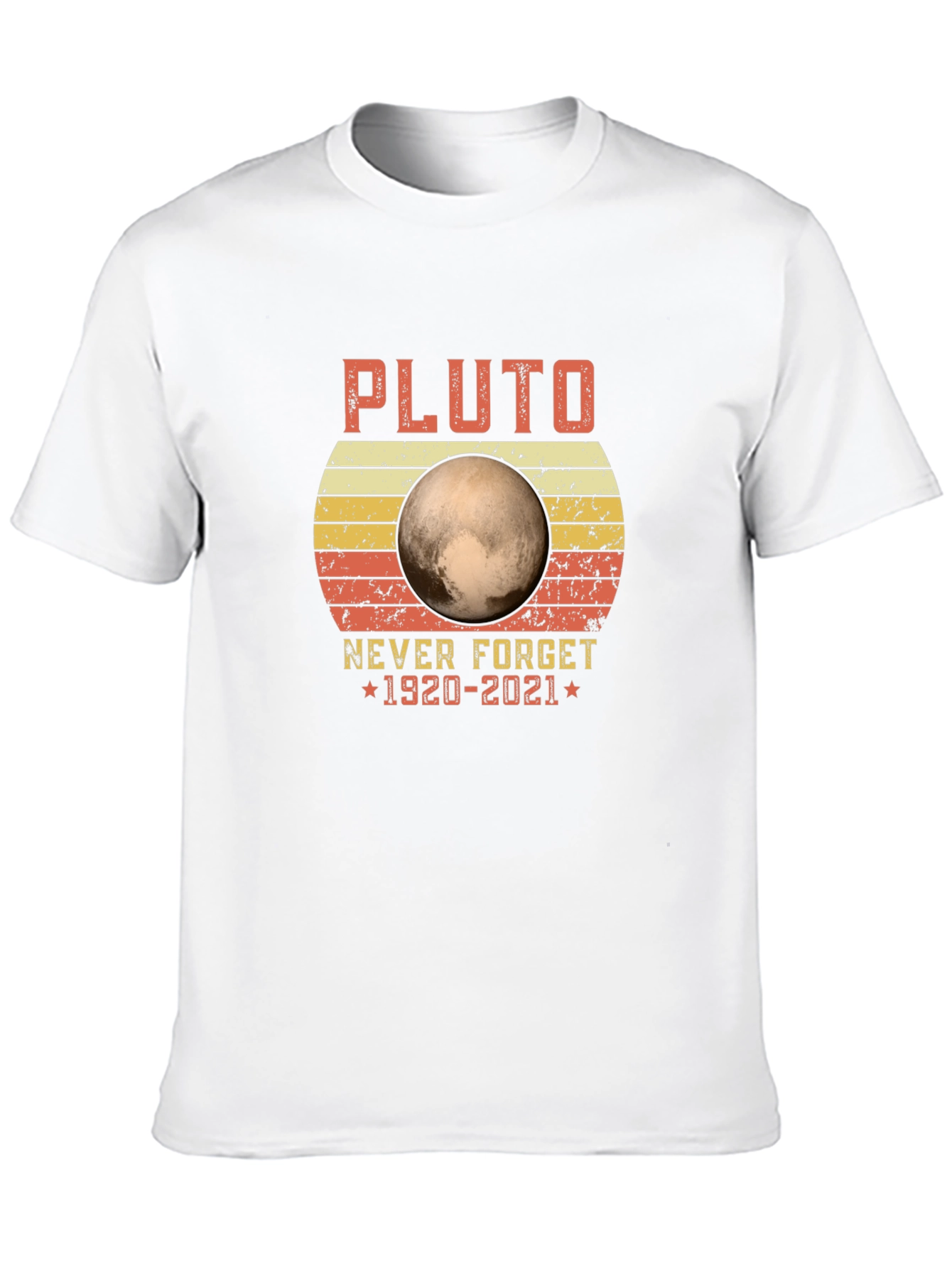 Pluto Never Forget 1920-2021 Graphic Tee