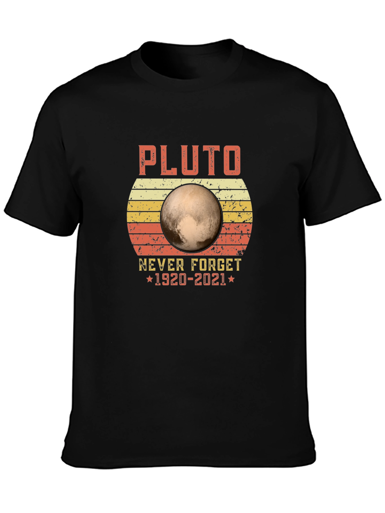 Pluto Never Forget 1920-2021 Graphic Tee