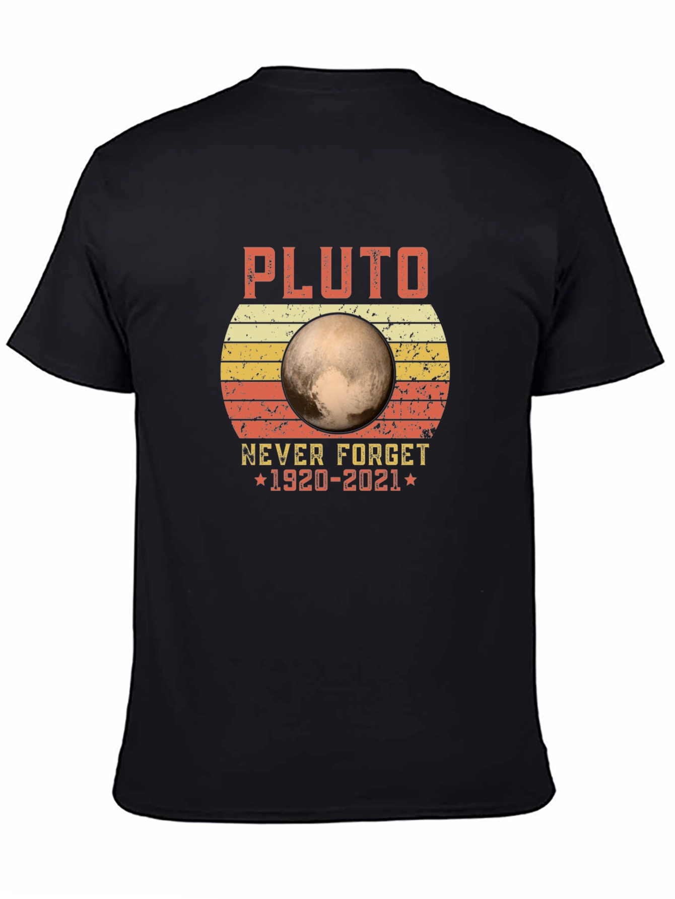 Pluto Never Forget 1920-2021 Graphic Tee