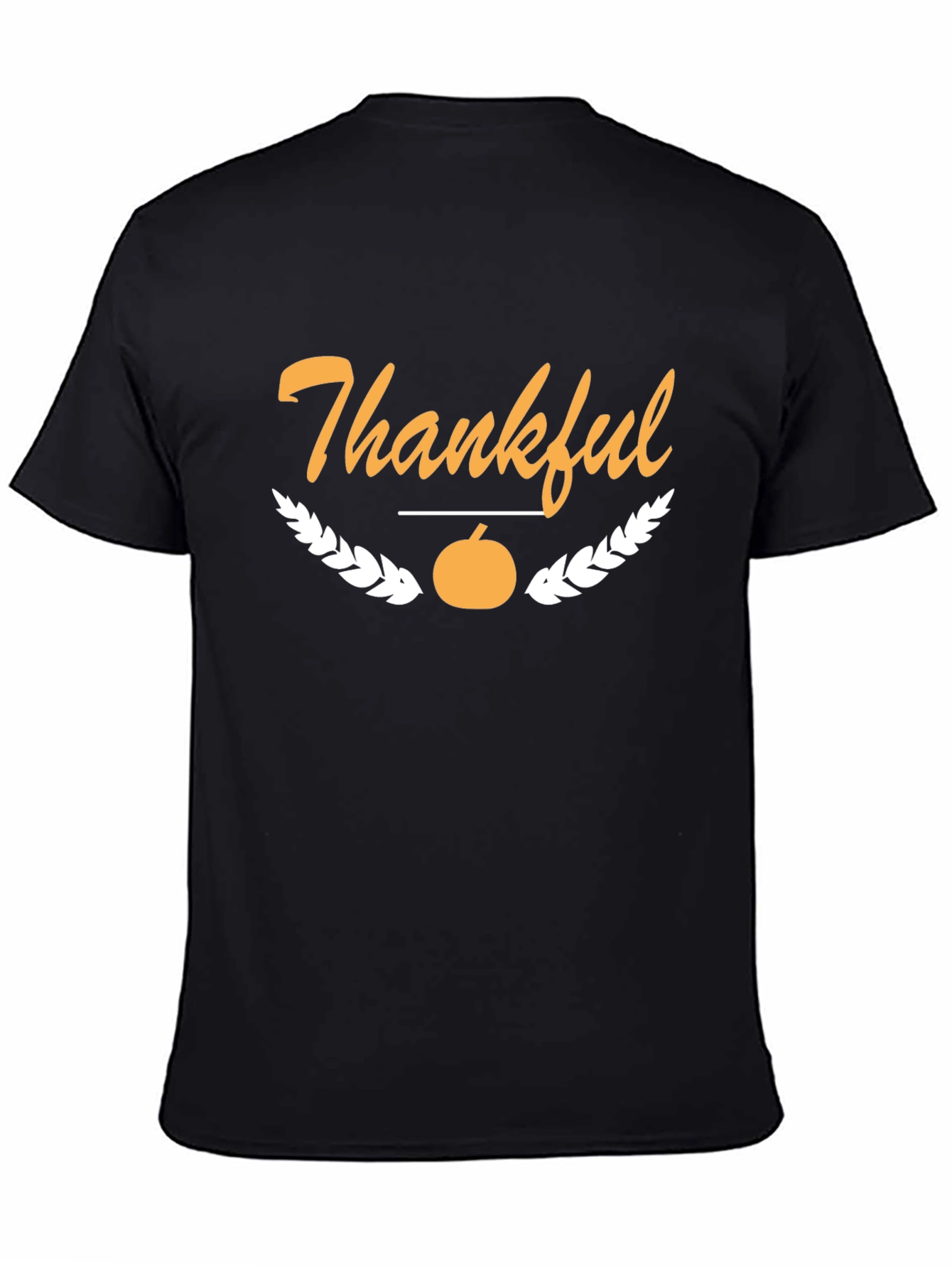 Thankful Thanksgiving T-Shirt - Black