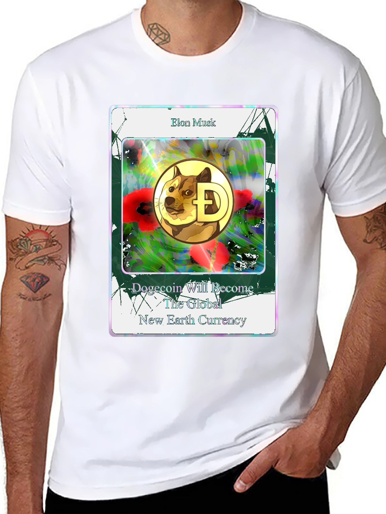 Dogecoin Global Currency T-Shirt Elon Musk