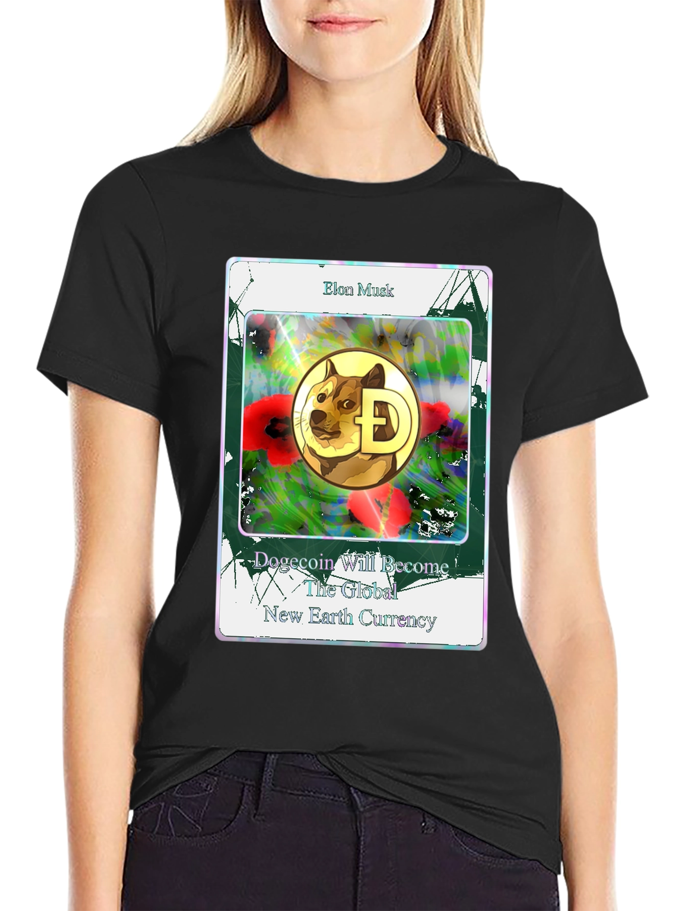 Dogecoin Global Currency T-Shirt Elon Musk