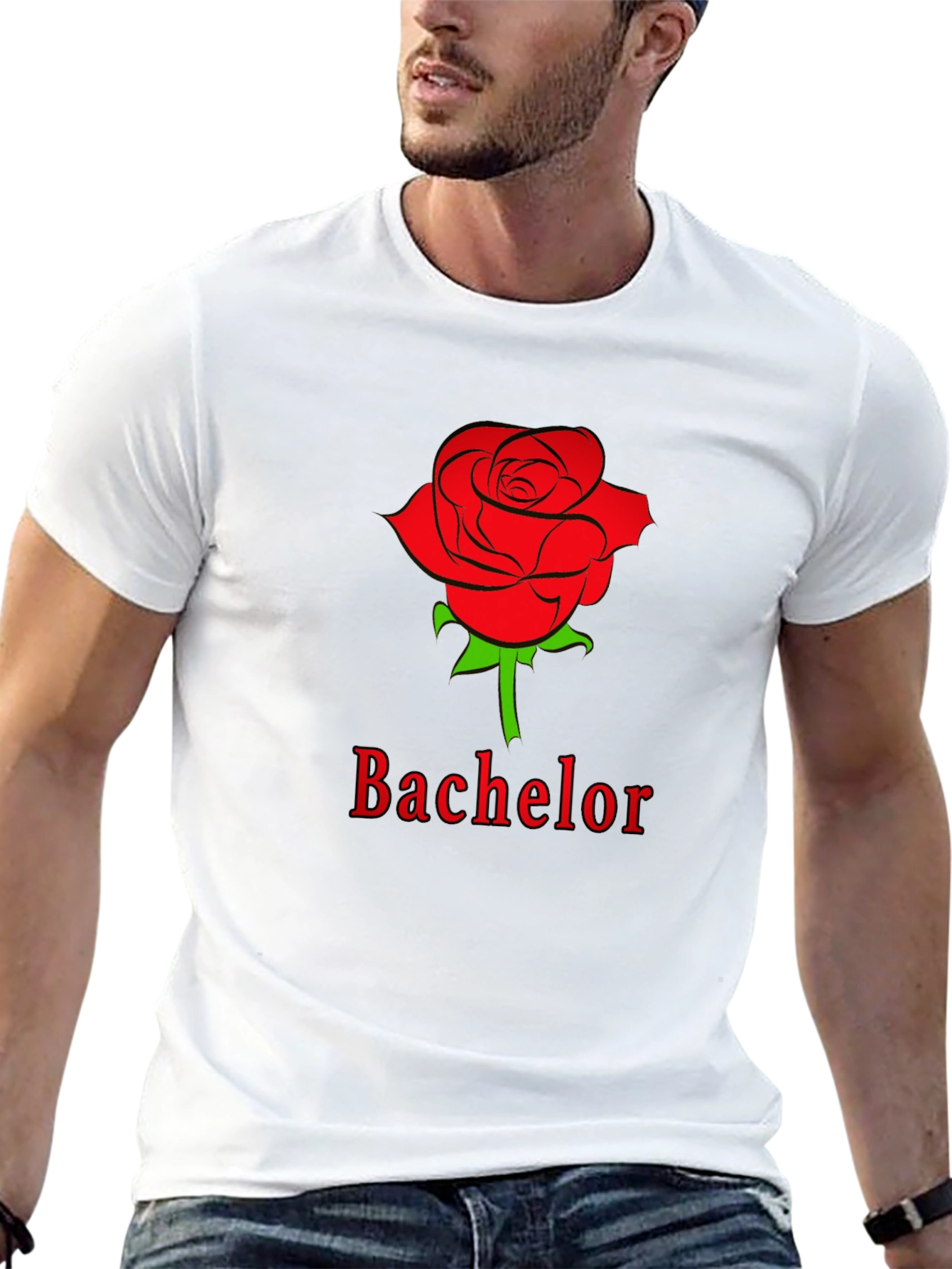 Bachelor Rose T-Shirt - Classic Design