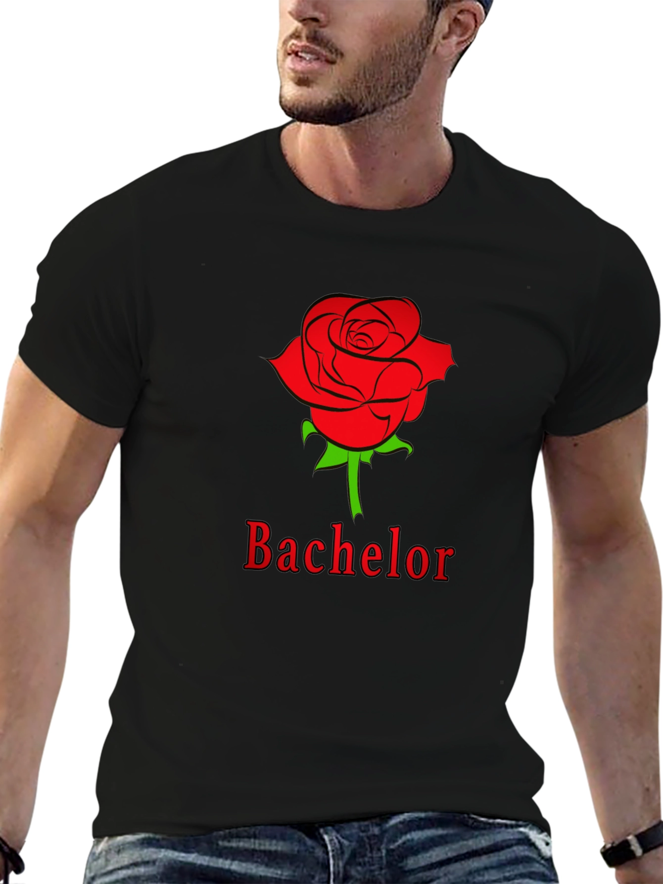 Bachelor Rose T-Shirt - Classic Design