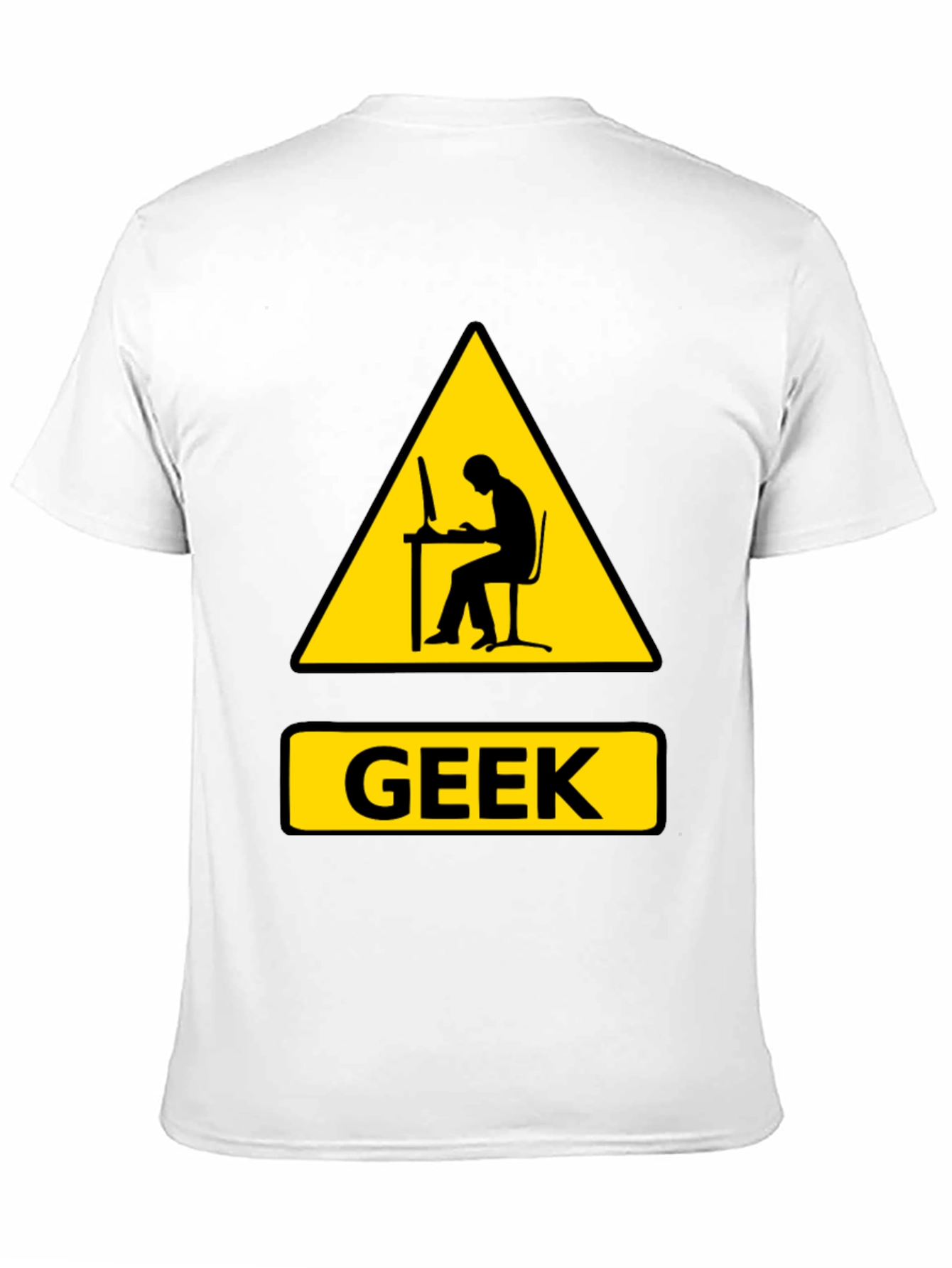 Geek Warning T-Shirt - Funny Tech Lover Tee