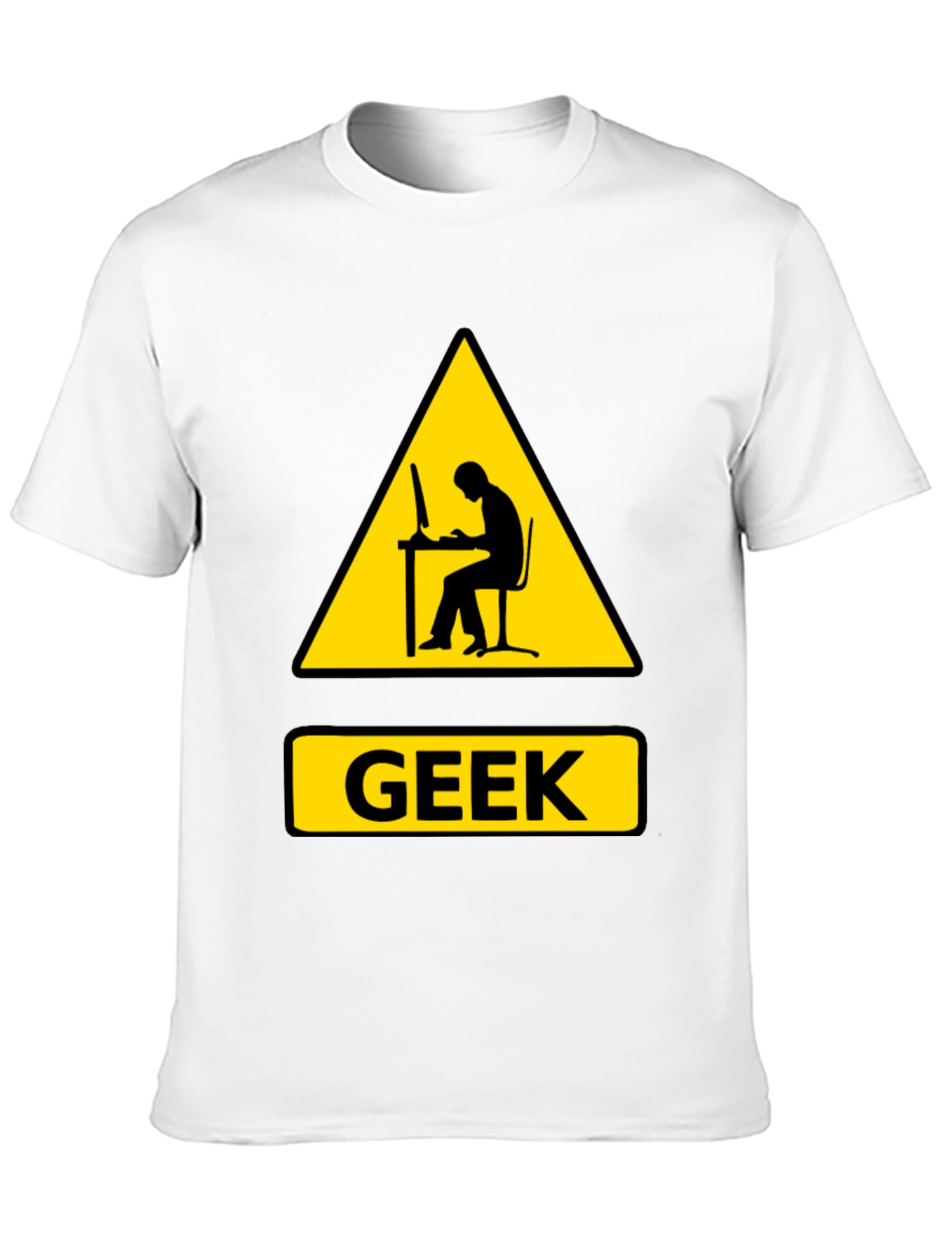 Geek Warning T-Shirt - Funny Tech Lover Tee