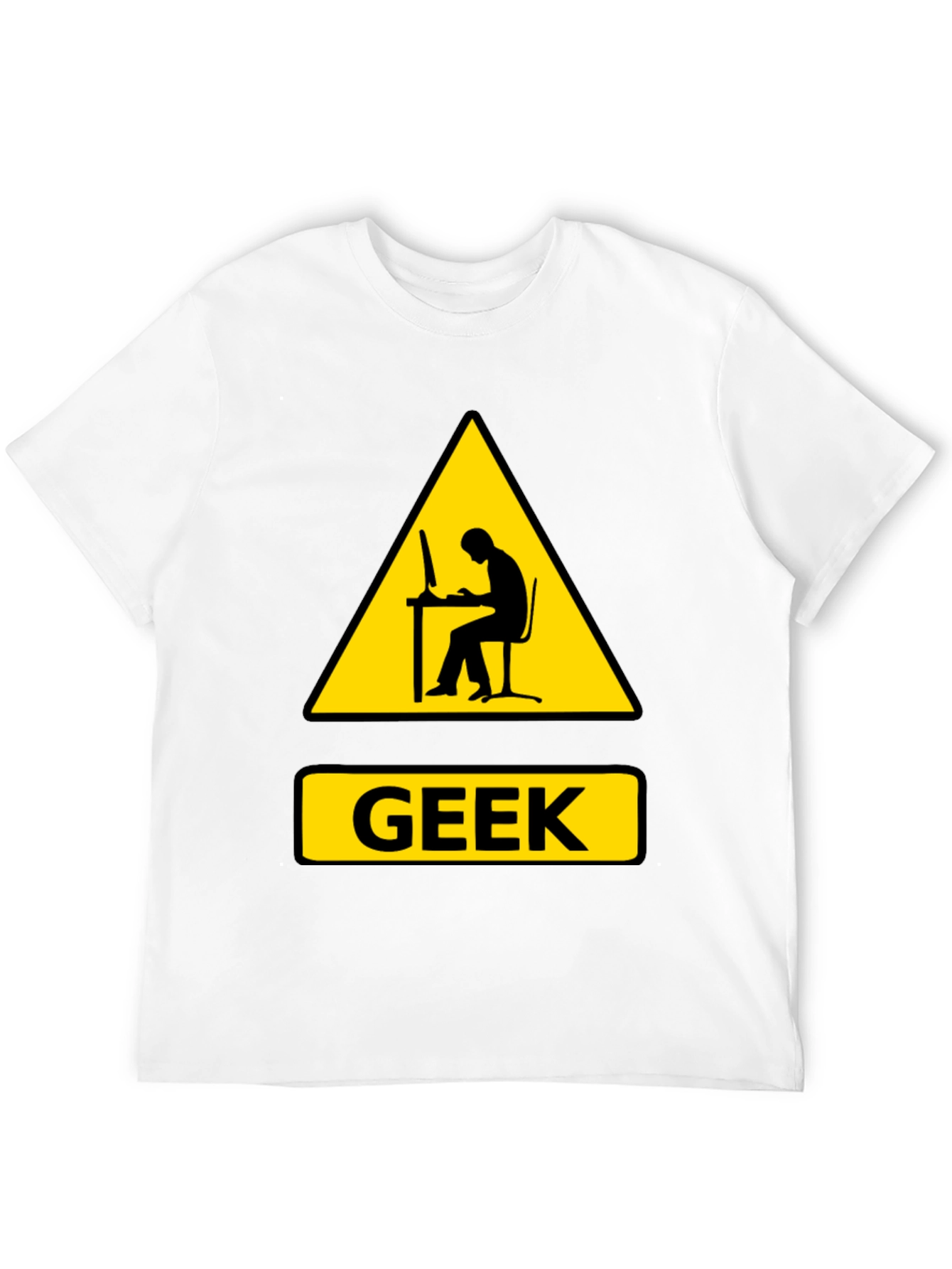 Geek Warning T-Shirt - Funny Tech Lover Tee