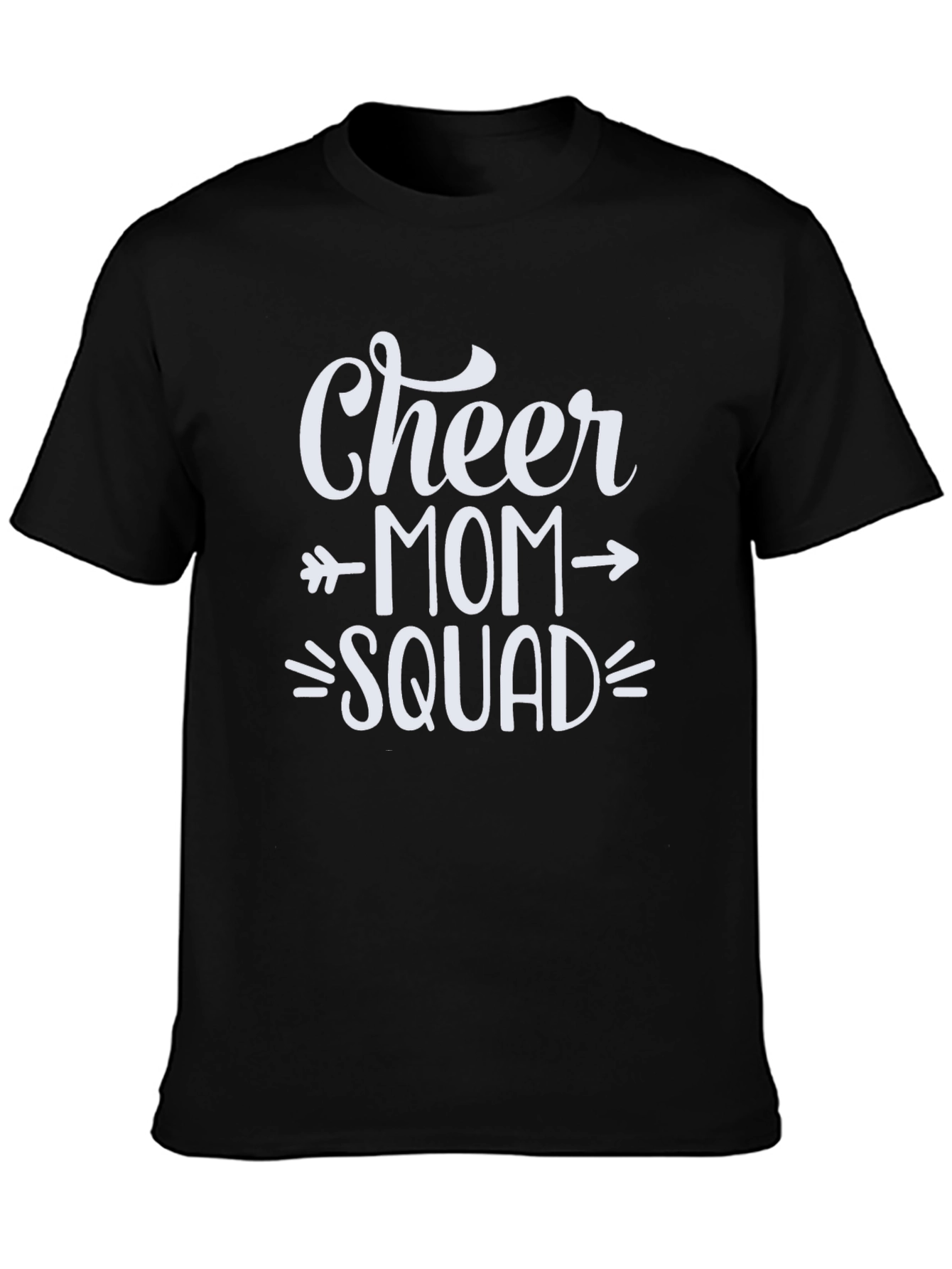 Cheer Mom Squad Graphic Tee - Soft Cotton Blend