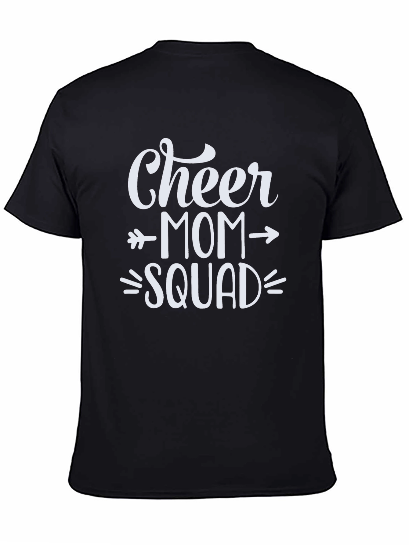 Cheer Mom Squad Graphic Tee - Soft Cotton Blend