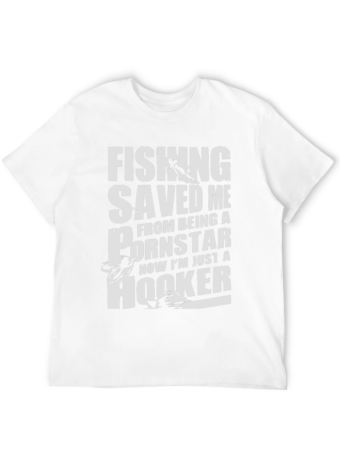 Fishing Saved Me T-Shirt: Humorous Angler Tee