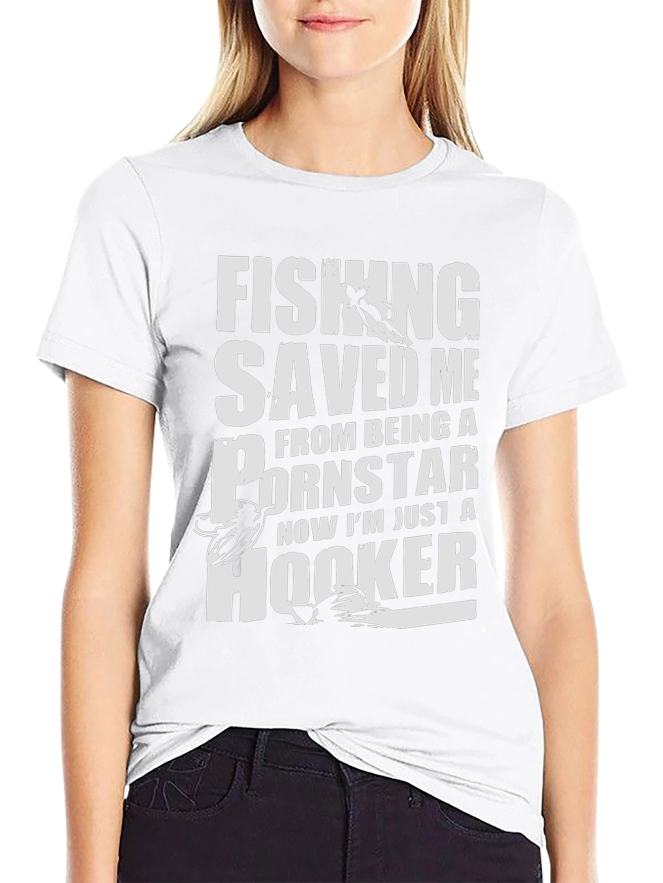 Fishing Saved Me T-Shirt: Humorous Angler Tee