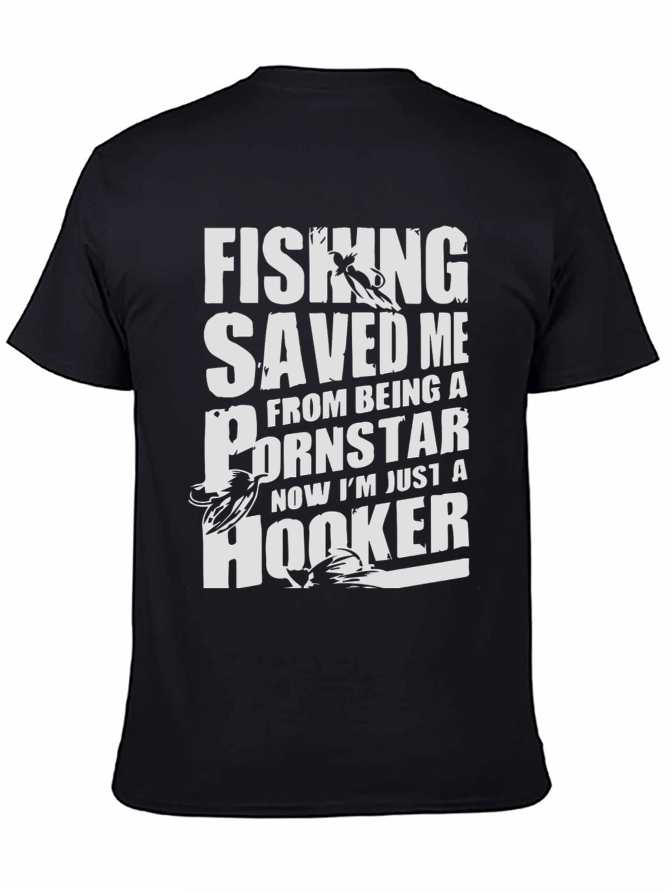 Fishing Saved Me T-Shirt: Humorous Angler Tee