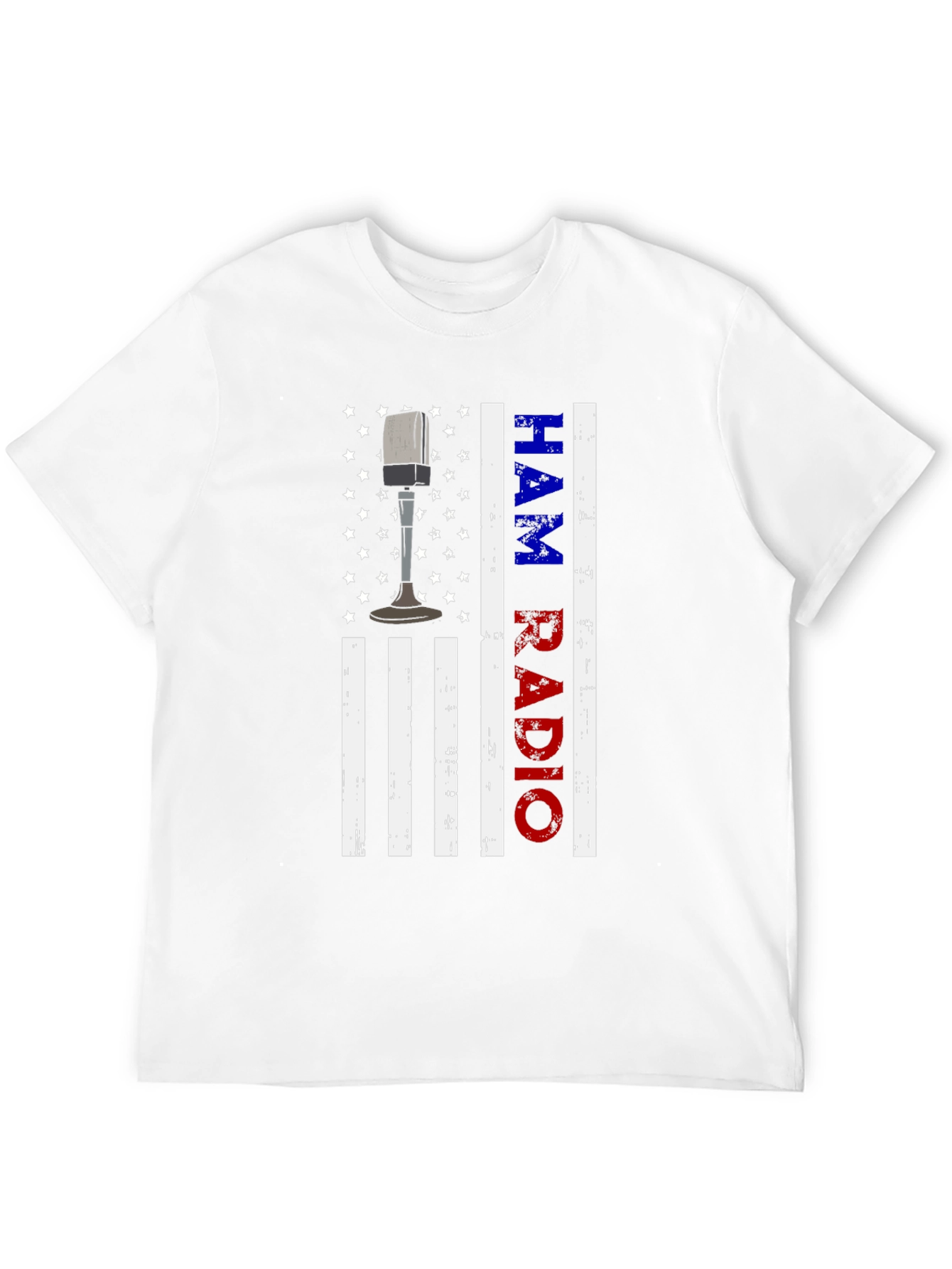 Ham Radio American Flag T-Shirt