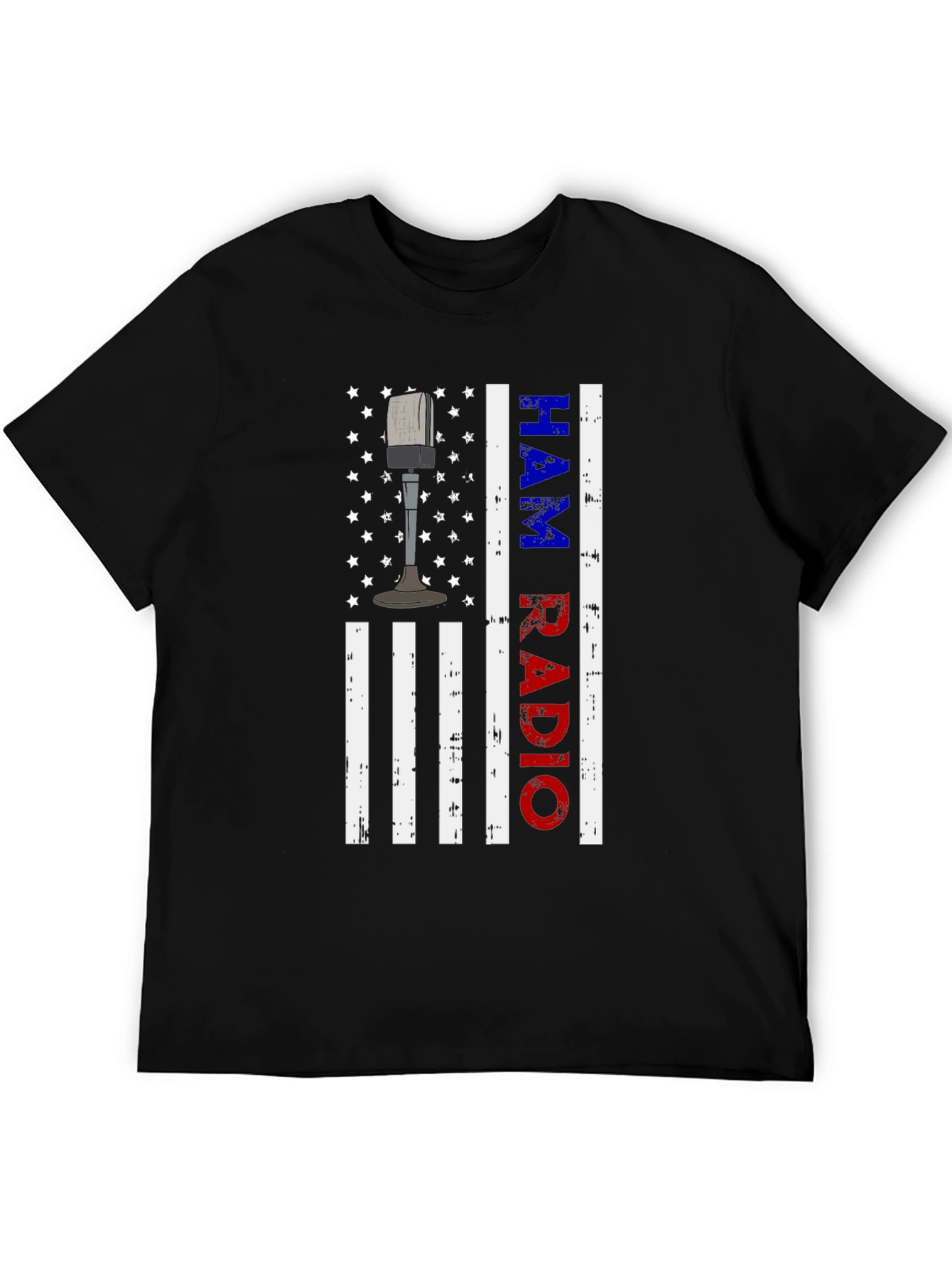 Ham Radio American Flag T-Shirt