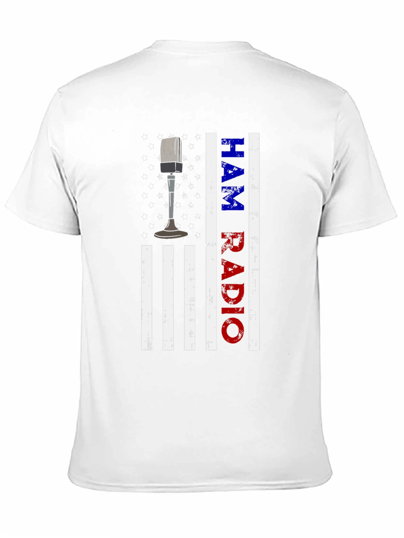 Ham Radio American Flag T-Shirt