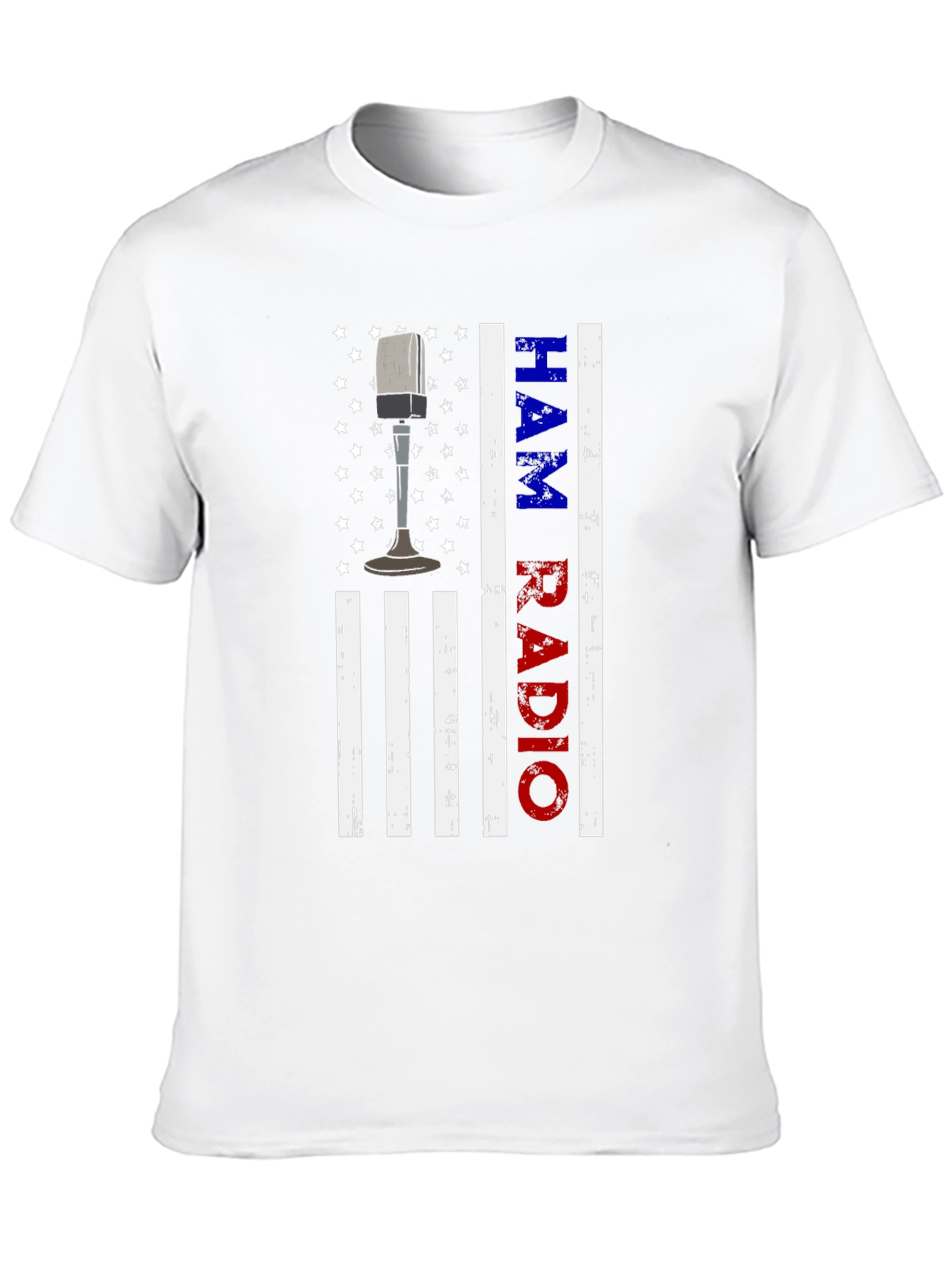 Ham Radio American Flag T-Shirt