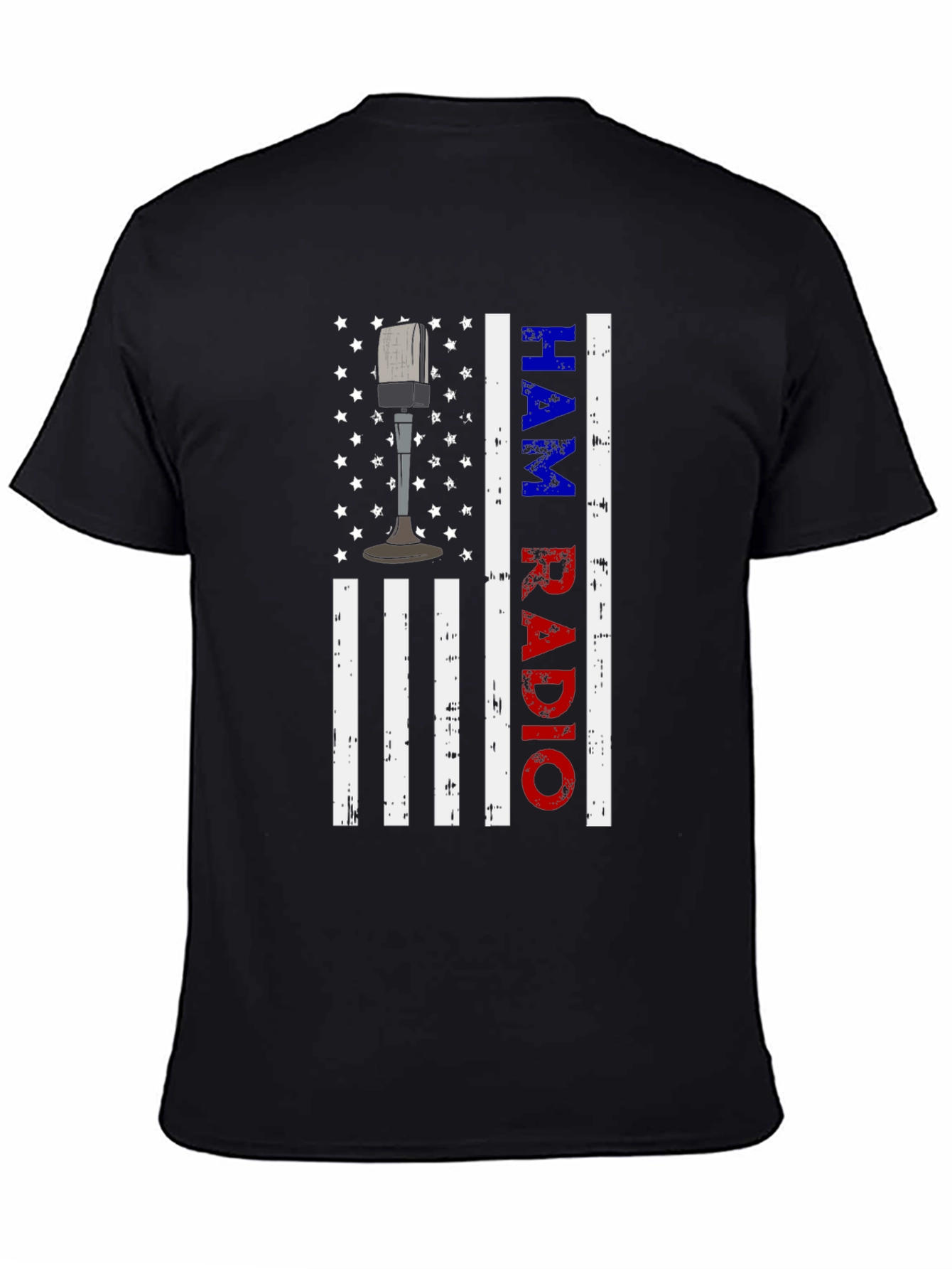 Ham Radio American Flag T-Shirt