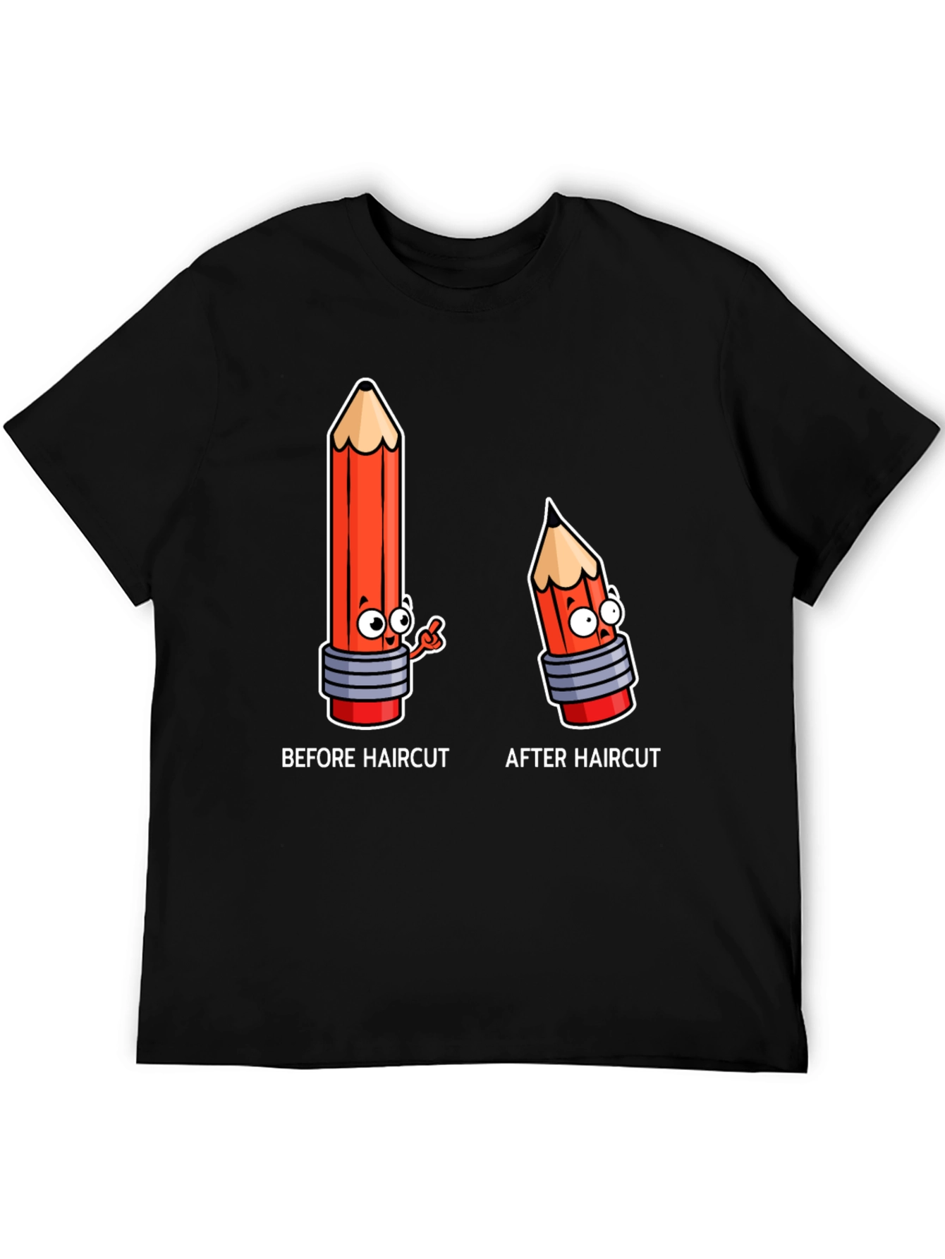 Funny Haircut Cartoon T-Shirt